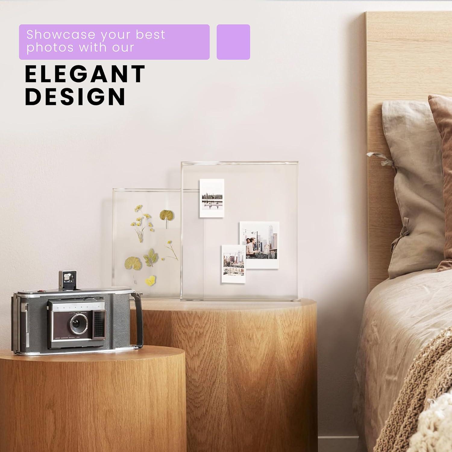 Marco de Collage Grande Elil 30x25.9 cm Acrílico Transparente