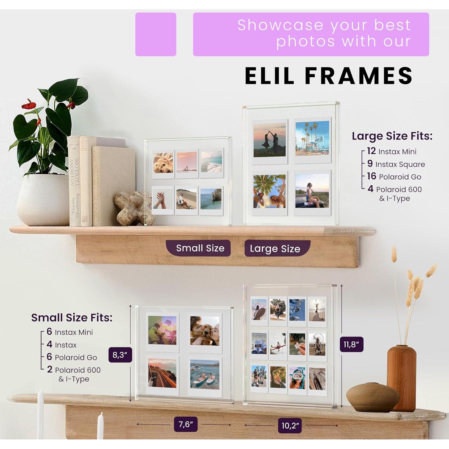 Marco de Collage Grande Elil 30x25.9 cm Acrílico Transparente