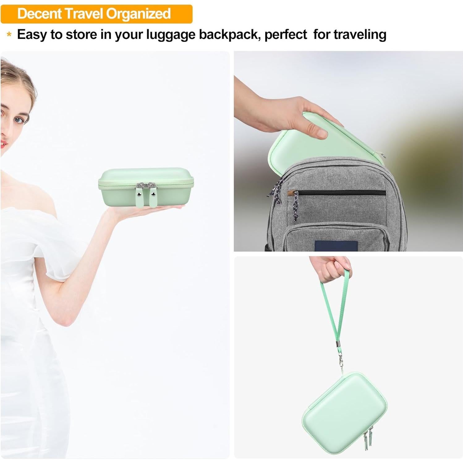 Funda de Transporte Elonbo para Impresora Fujifilm Instax Mini Link 1/2/3 - Verde