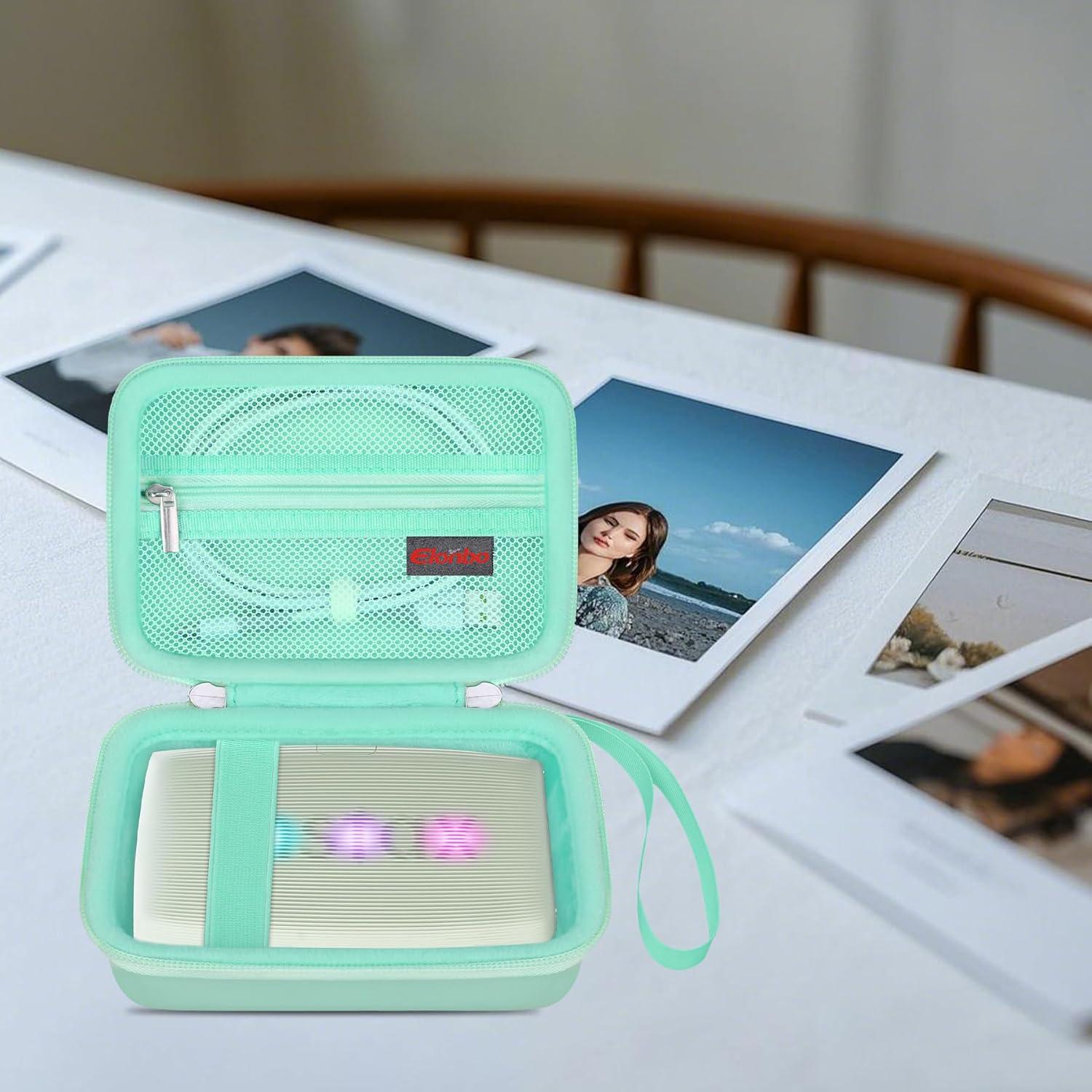 Funda de Transporte Elonbo para Impresora Fujifilm Instax Mini Link 1/2/3 - Verde