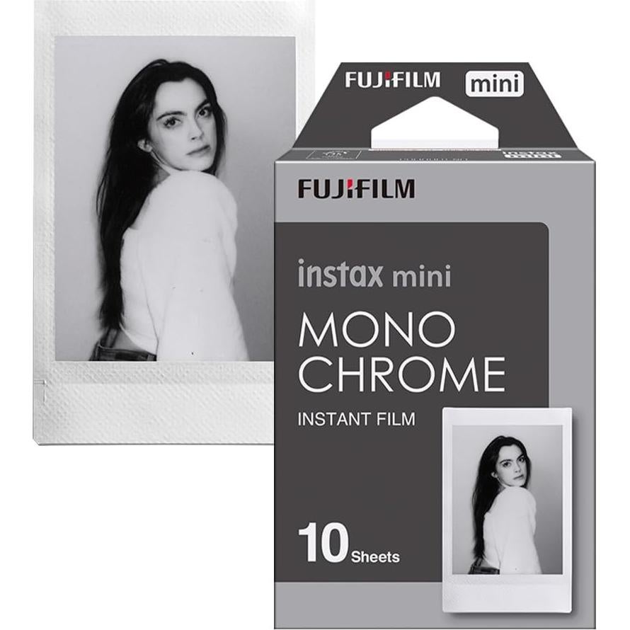 FUJIFILM Instax Mini Monochrome Film - 10 Exposures