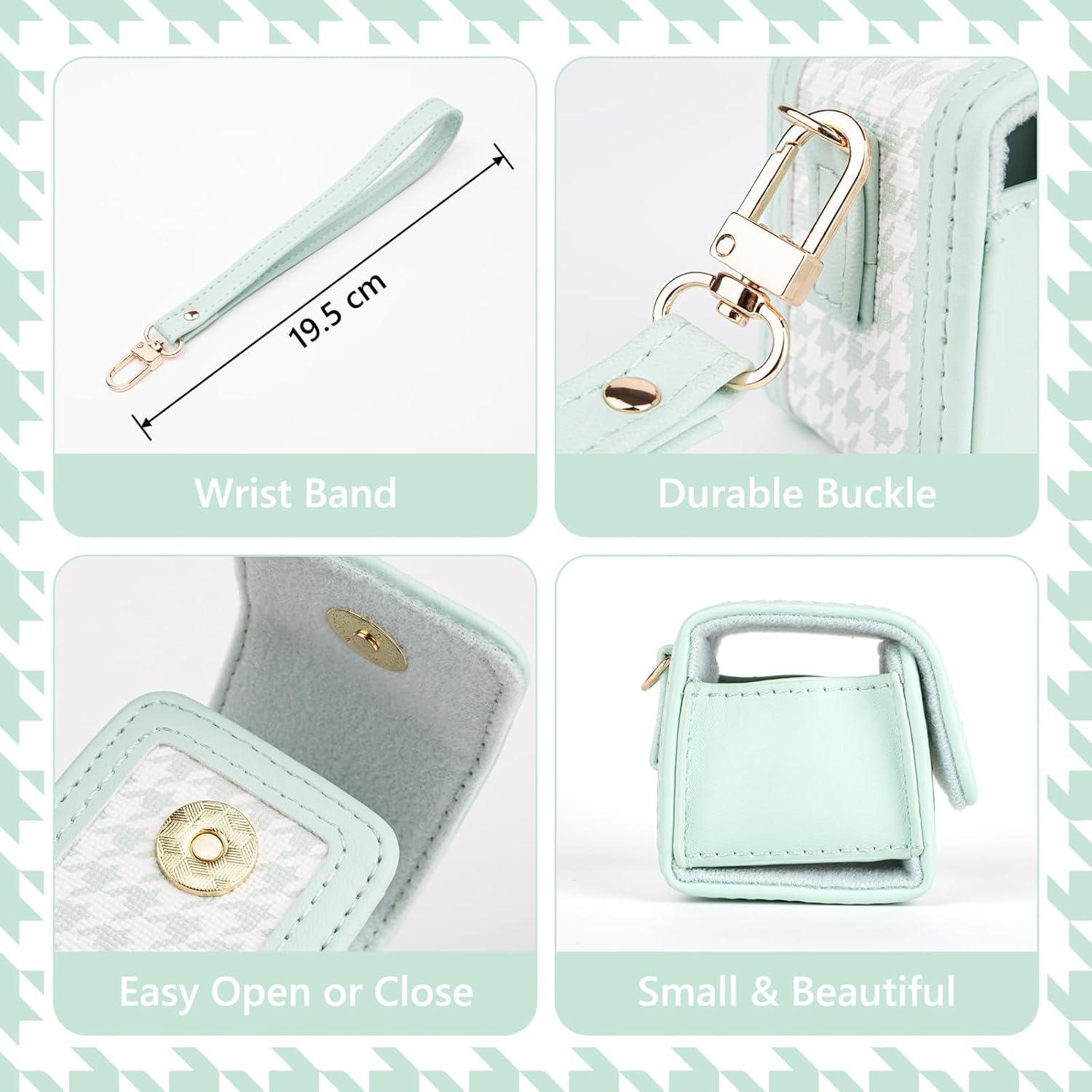 Estuche de Almacenamiento HIYQIN para Fujifilm Instax PAL - Cuadrícula Verde