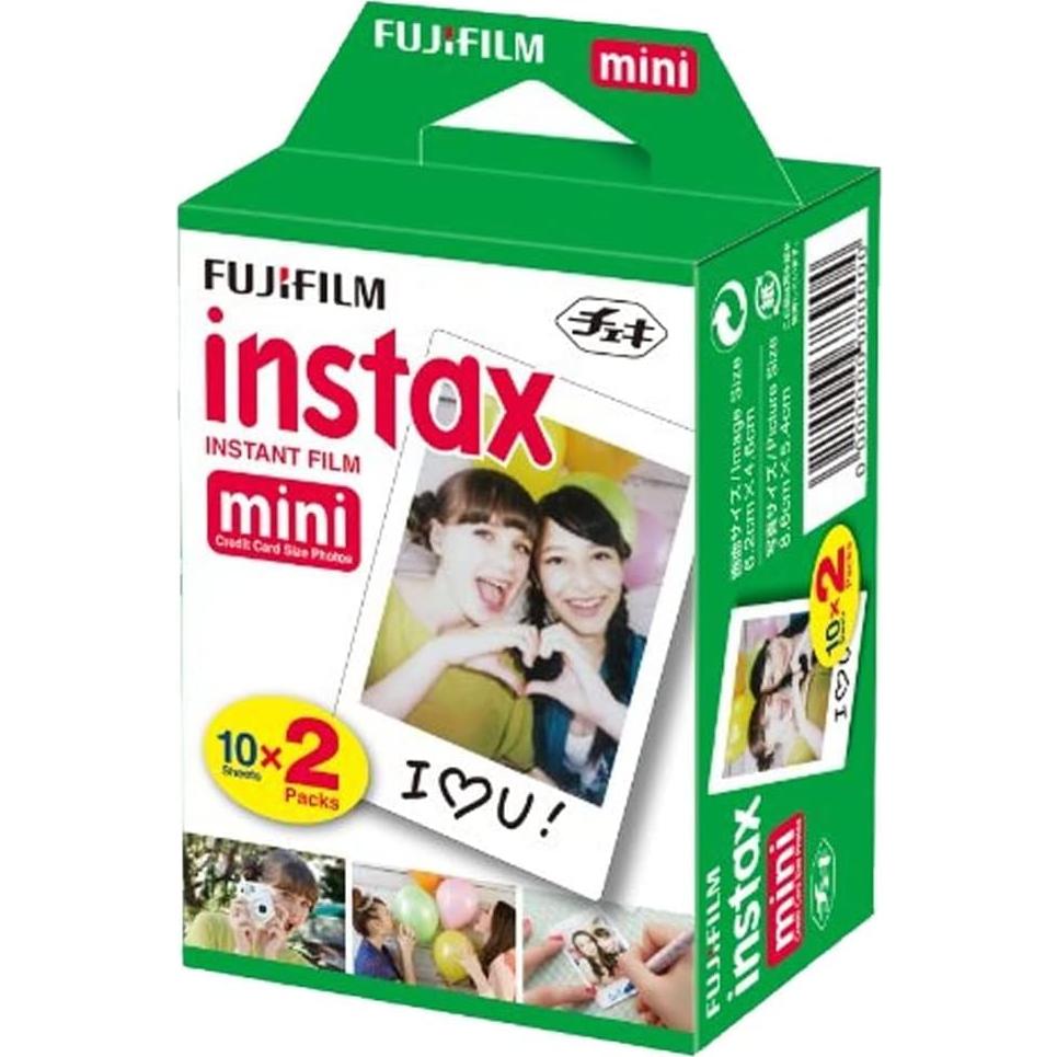 Paquete Doble Película Instantánea Fujifilm Instax Mini 20 Tiros
