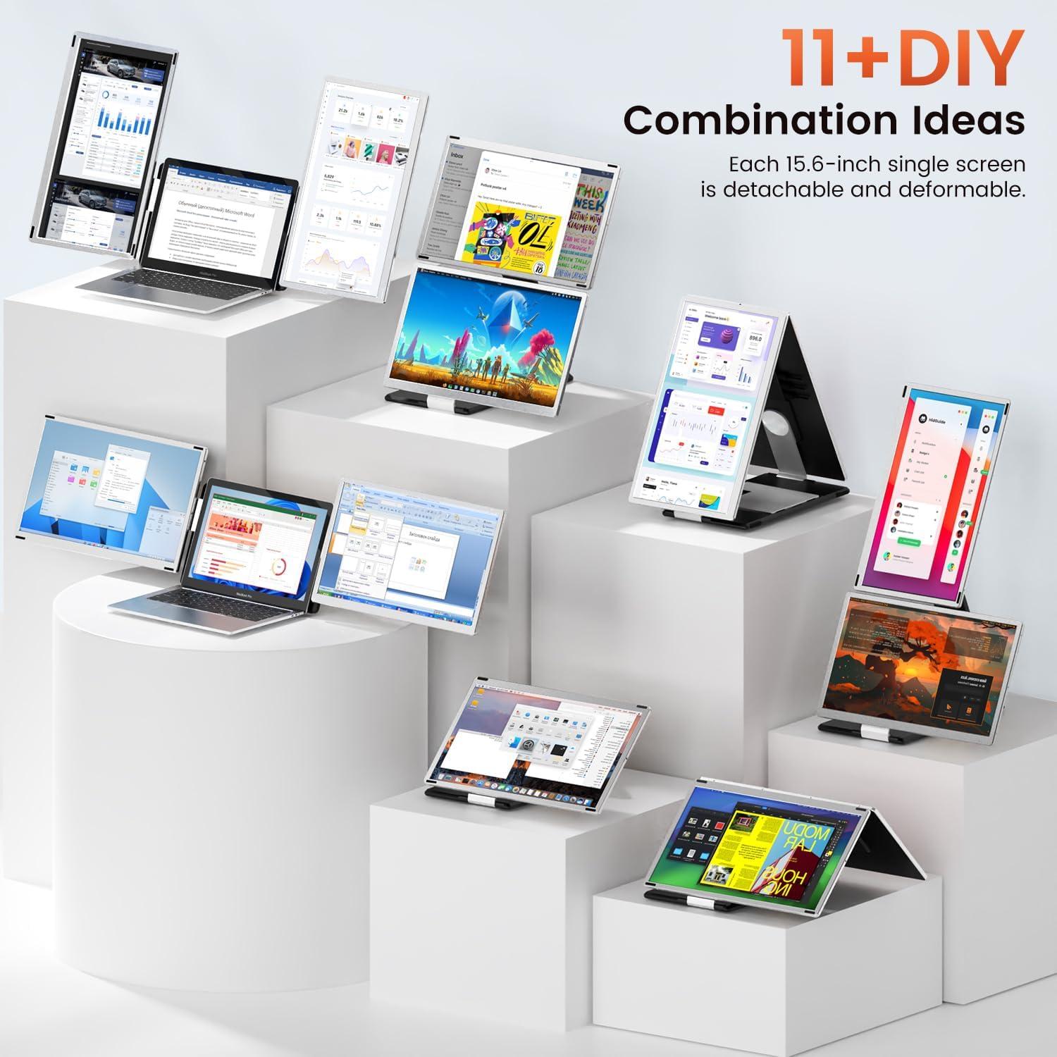 Extensor de Pantalla para Laptop 15.6" VargaoliDeal FHD 1080P