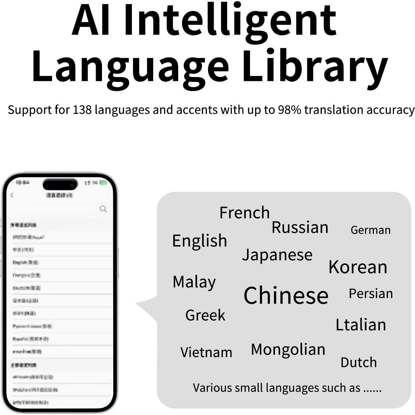 Hearview Smart Glasses for Deaf AI Intelligent Translation Glasses Wireless Bluetooth Glasses with Microphone Earphone Glasses Sports Sunglasses(Translation Glasses)