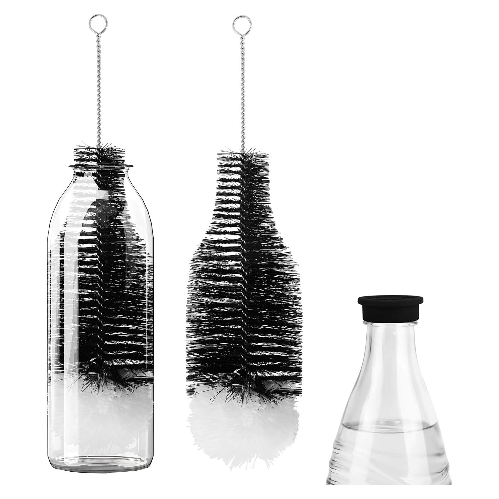 Cepillo de Limpieza para Botellas BOXOB 34cm Suave Antirayaduras