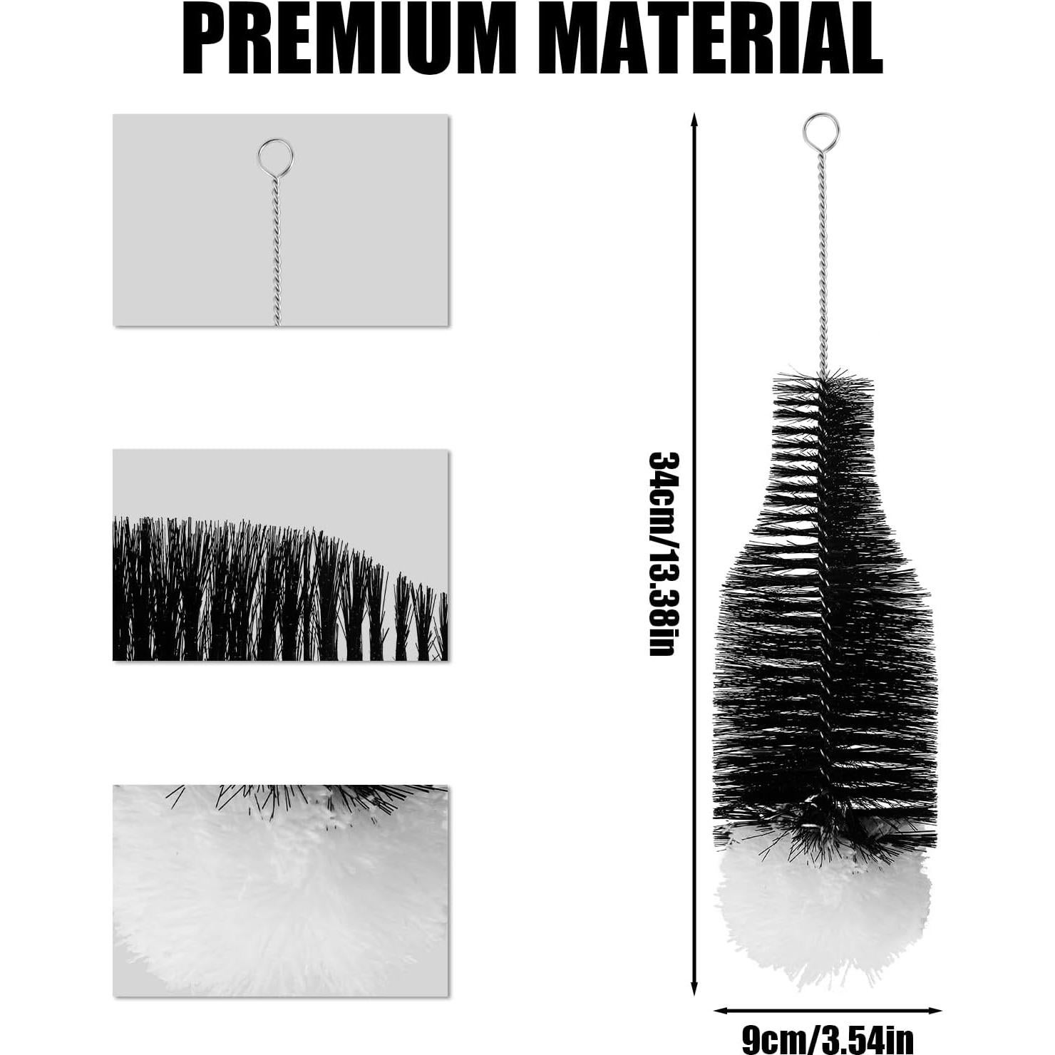 Cepillo de Limpieza para Botellas BOXOB 34cm Suave Antirayaduras