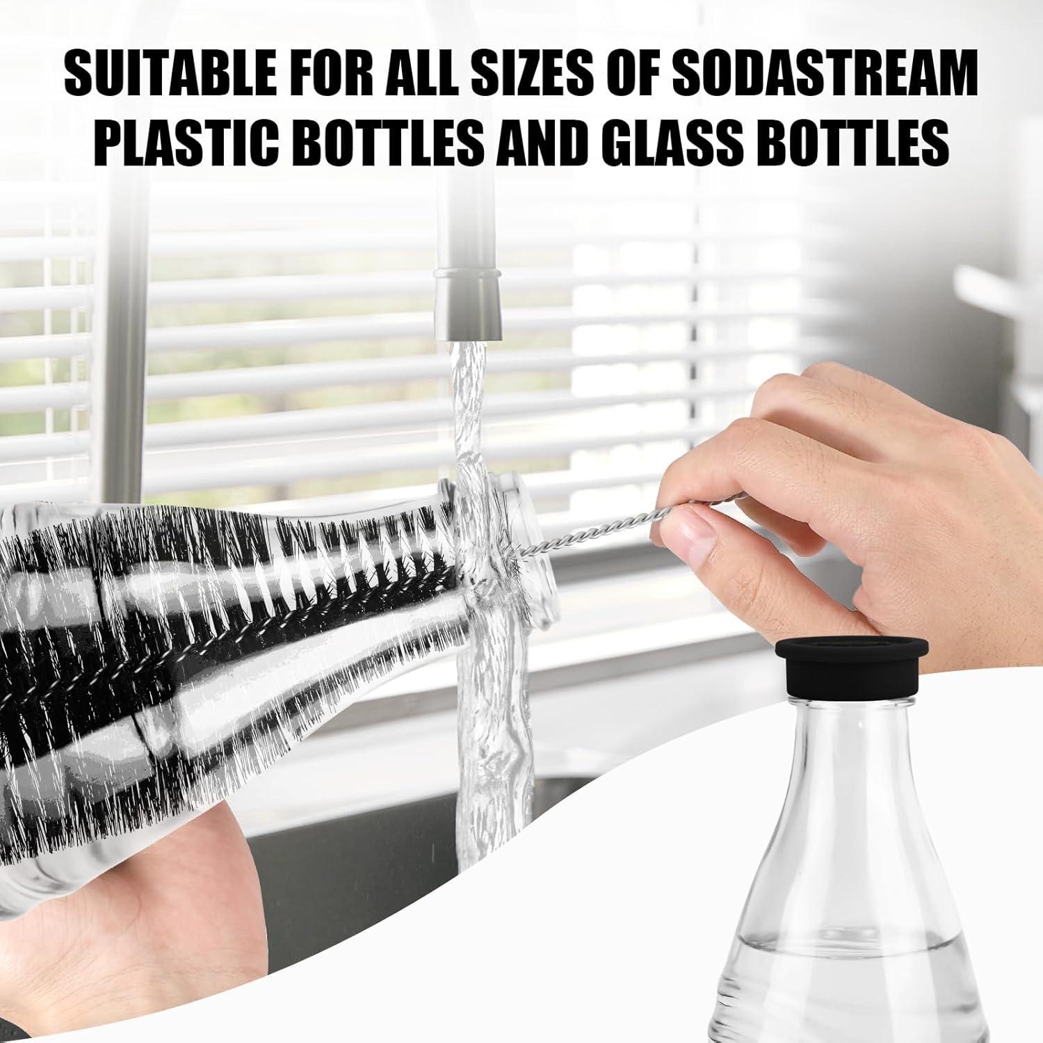 Cepillo de Limpieza para Botellas BOXOB 34cm Suave Antirayaduras