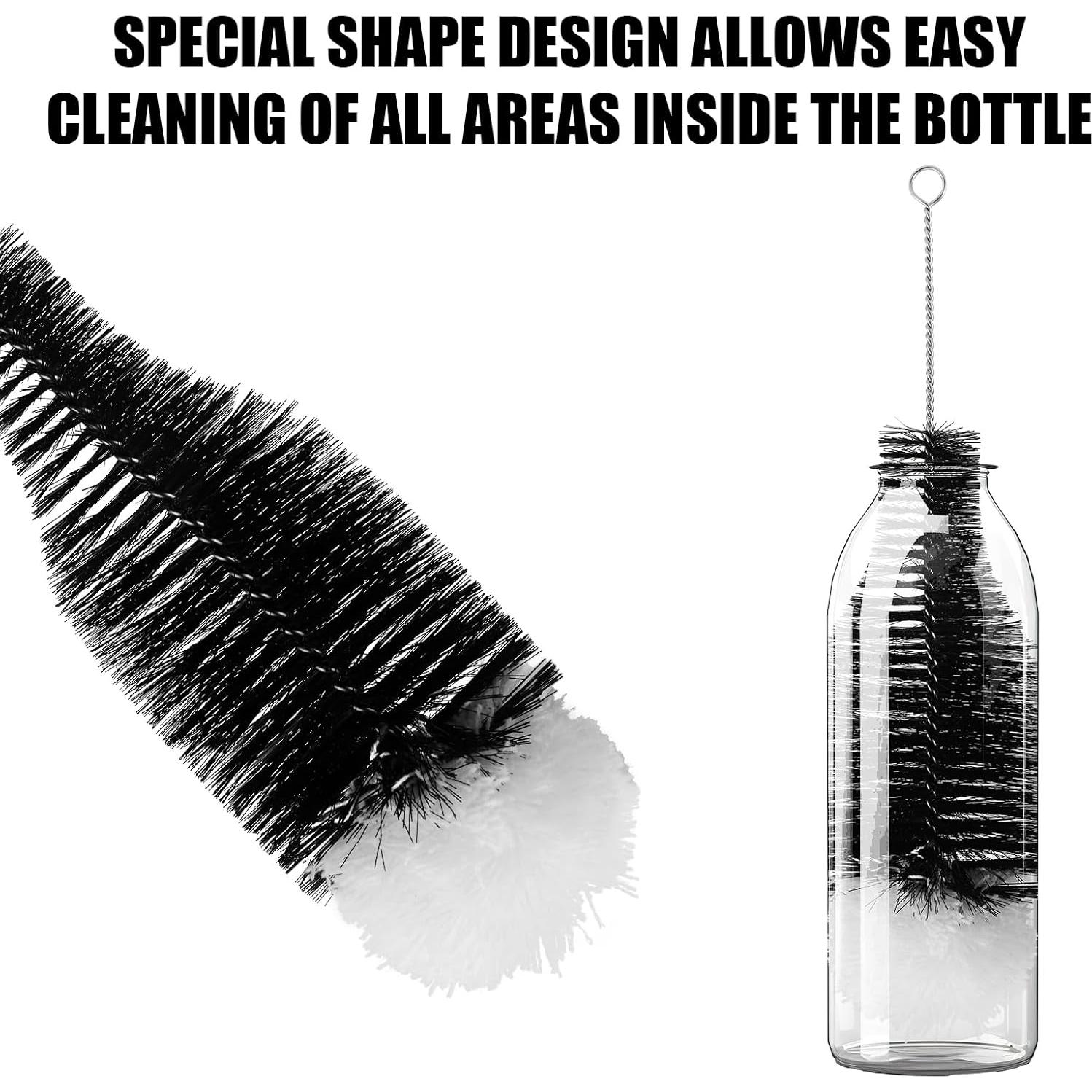 Cepillo de Limpieza para Botellas BOXOB 34cm Suave Antirayaduras