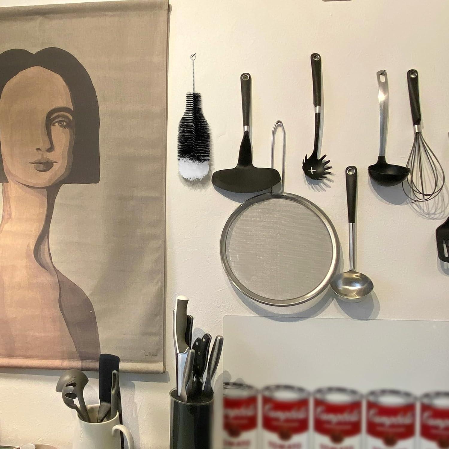 Cepillo de Limpieza para Botellas BOXOB 34cm Suave Antirayaduras