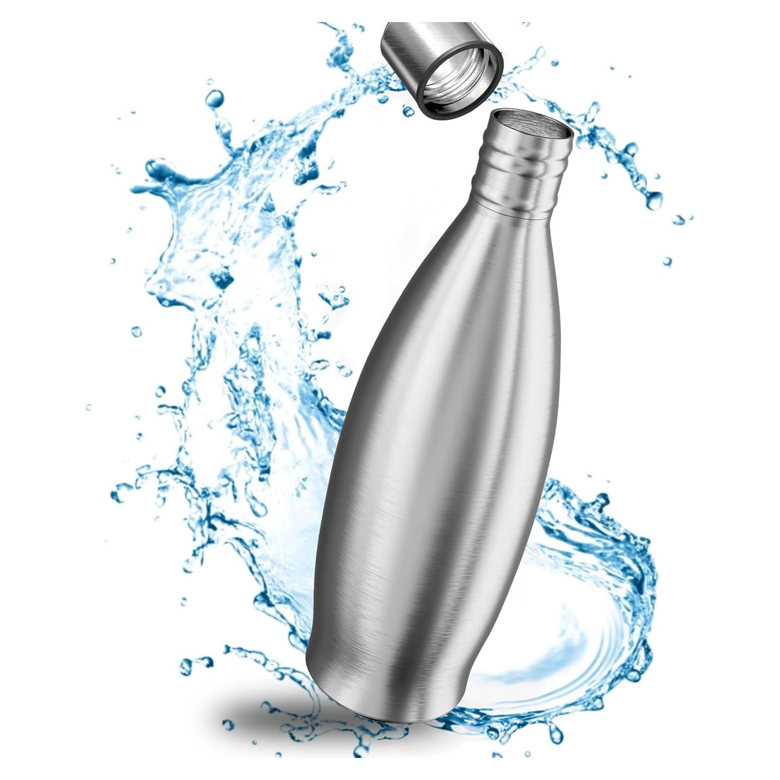 Botella de Acero Inoxidable MATE OF STEEL 887ml a Prueba de Fugas