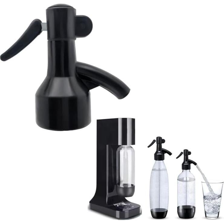 Dispensador de Soda Sodafall Fizz Saver Sifón Negro