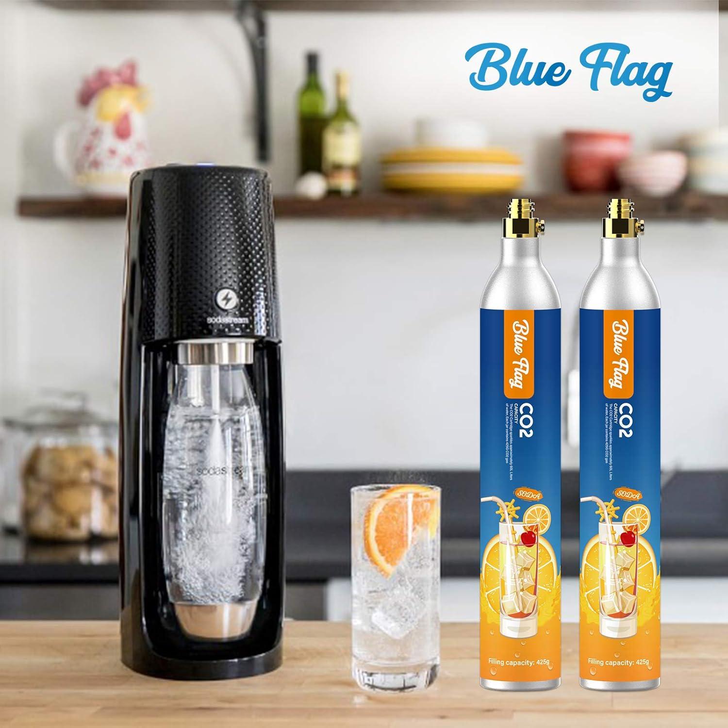 Carbonatador de CO2 60L Blue Flag Compatible SodaStream