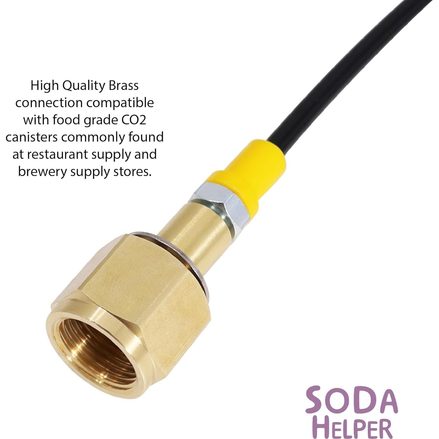 Kit de Manguera y Base Adaptador CO2 para SodaStream ART