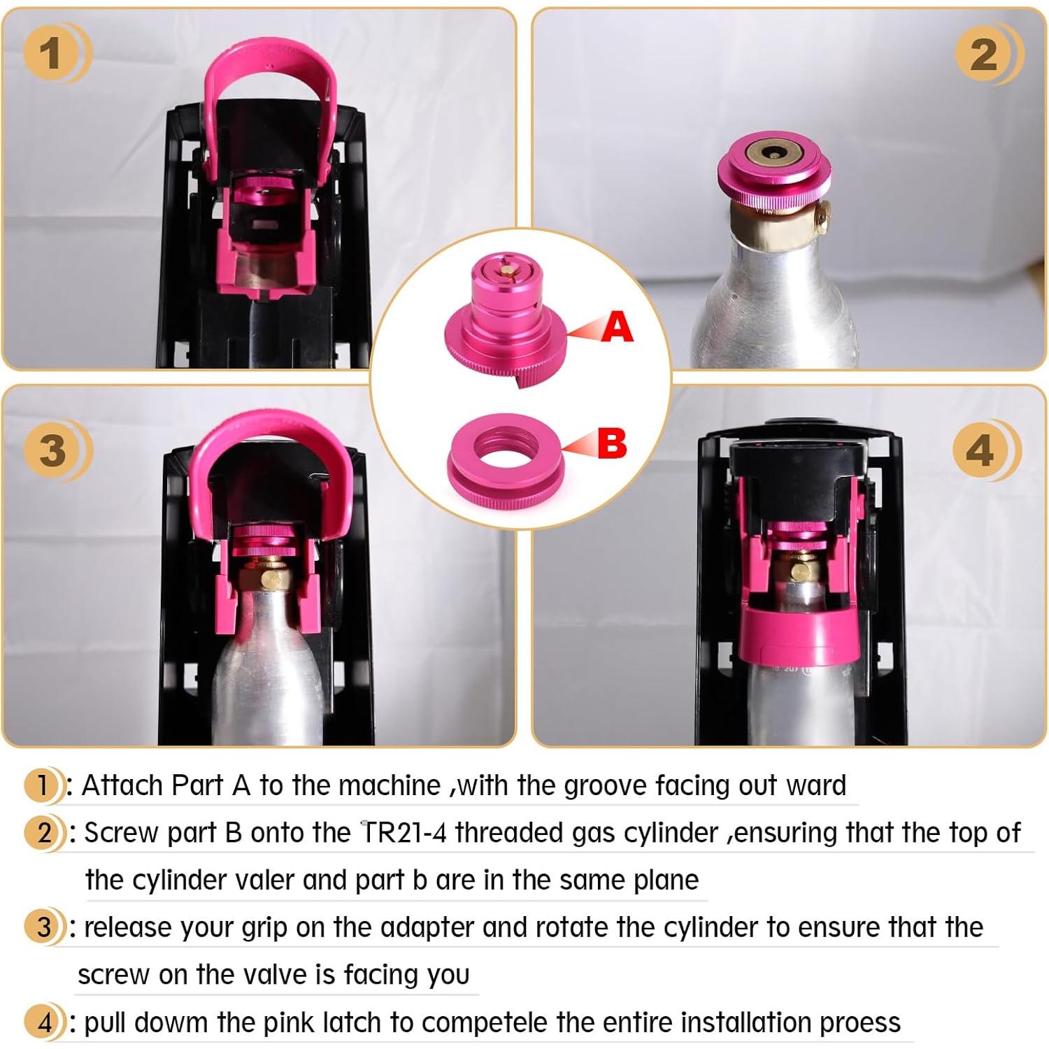 Adaptador Rápido CO2 Shen Zhen para Máquina Soda Stream