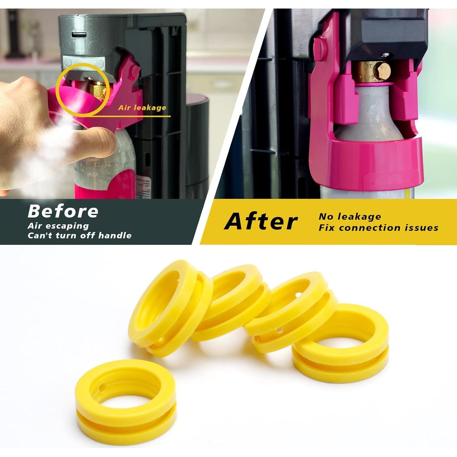 Juntas Rosas de Cilindro CO2 YUXIVCNE para Máquina de Soda 5pcs