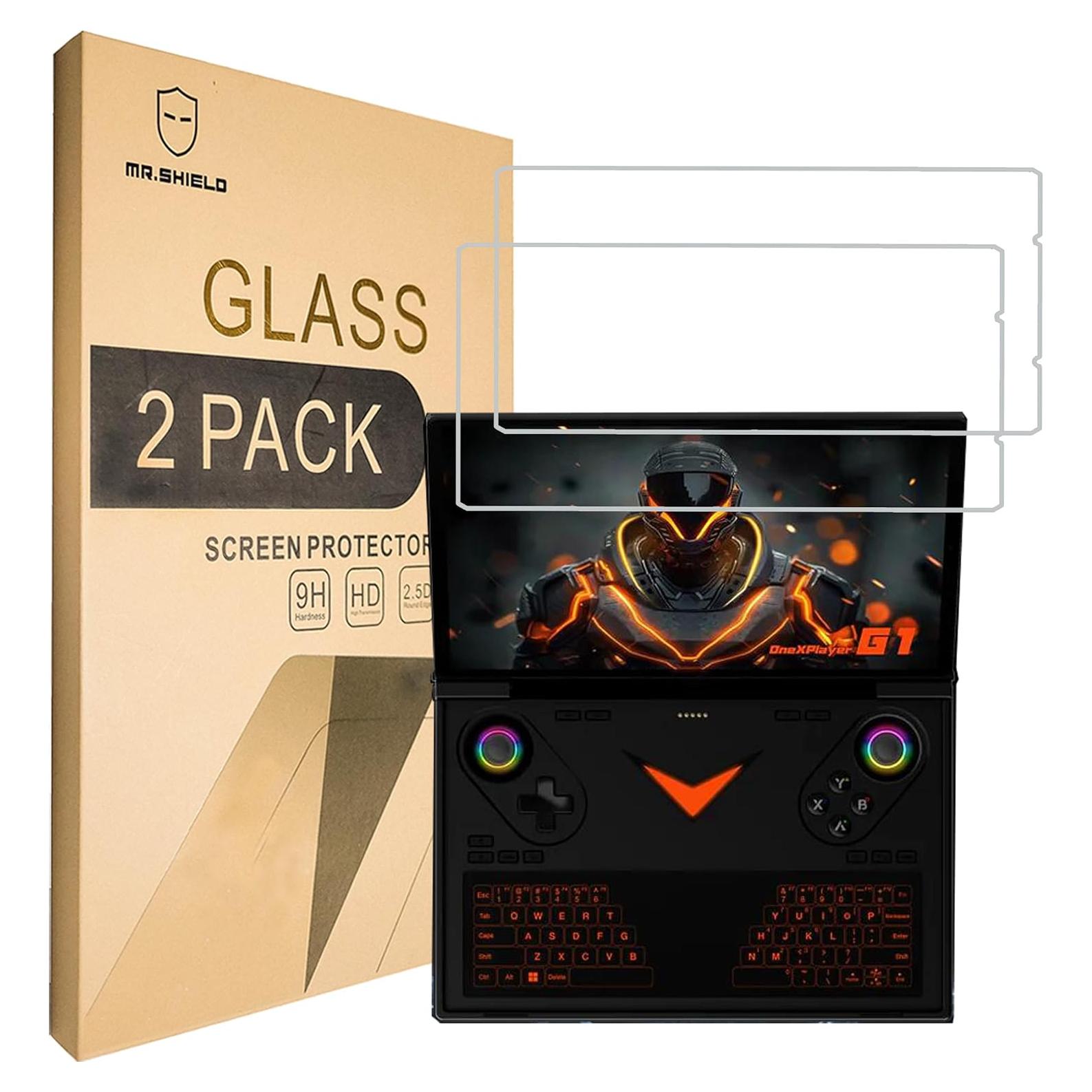 Mr.Shield Screen Protector compatible with ONEXPLAYER G1, 8.8 Inch [Tempered Glass] [2-PACK] [Japan Glass with 9H Hardness]