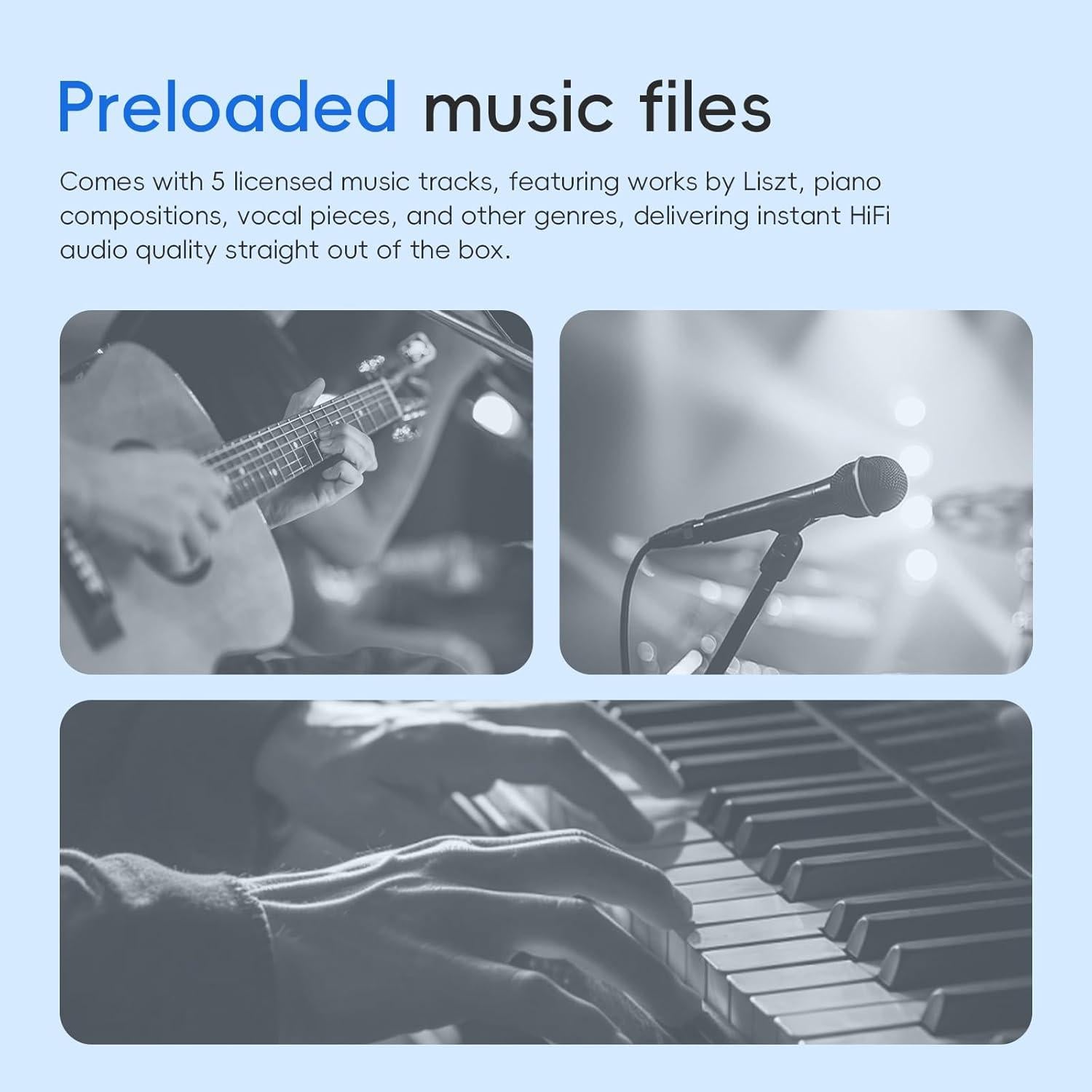 R1 HiFi MP3 Player with Bluetooth 5.1 Tidal Qobuz DSD 256 Native Lossless Music Player with Touchscreen/Hi Res Audio Certified/MSEB Tuning/2TB Expanded Memory