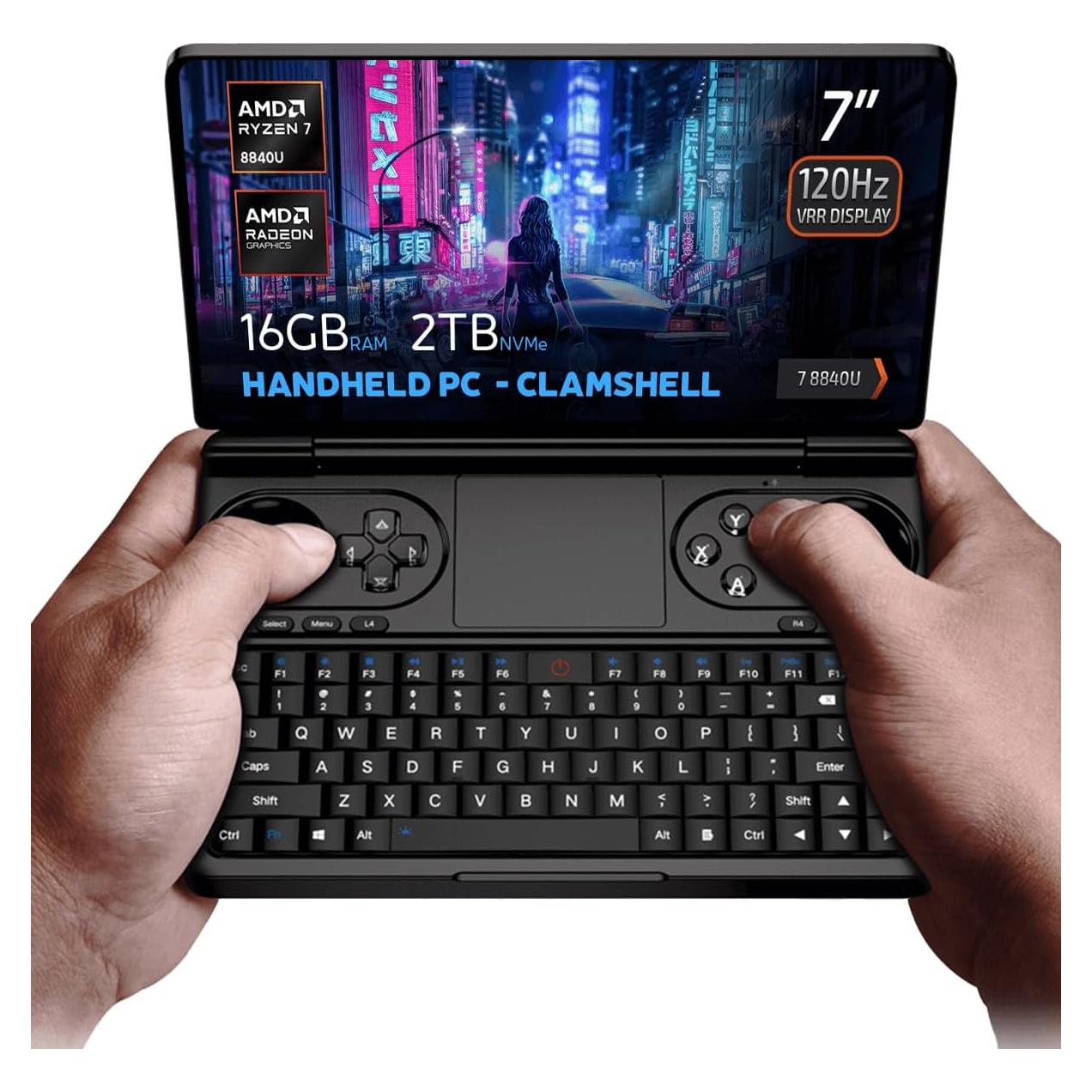 GPD WIN Mini 2025 - PC de Juegos Portátil AMD Ryzen 7 16GB 2TB