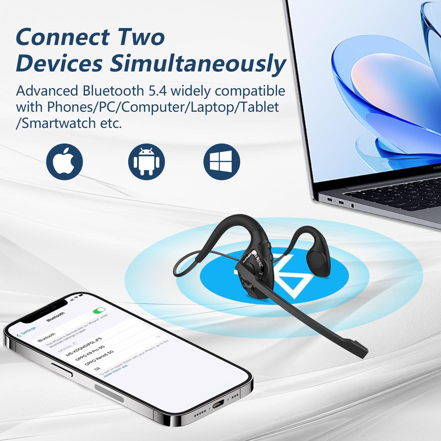 Auriculares BANIGIPA G2 Inalámbricos Bluetooth 5.4 10h Batería