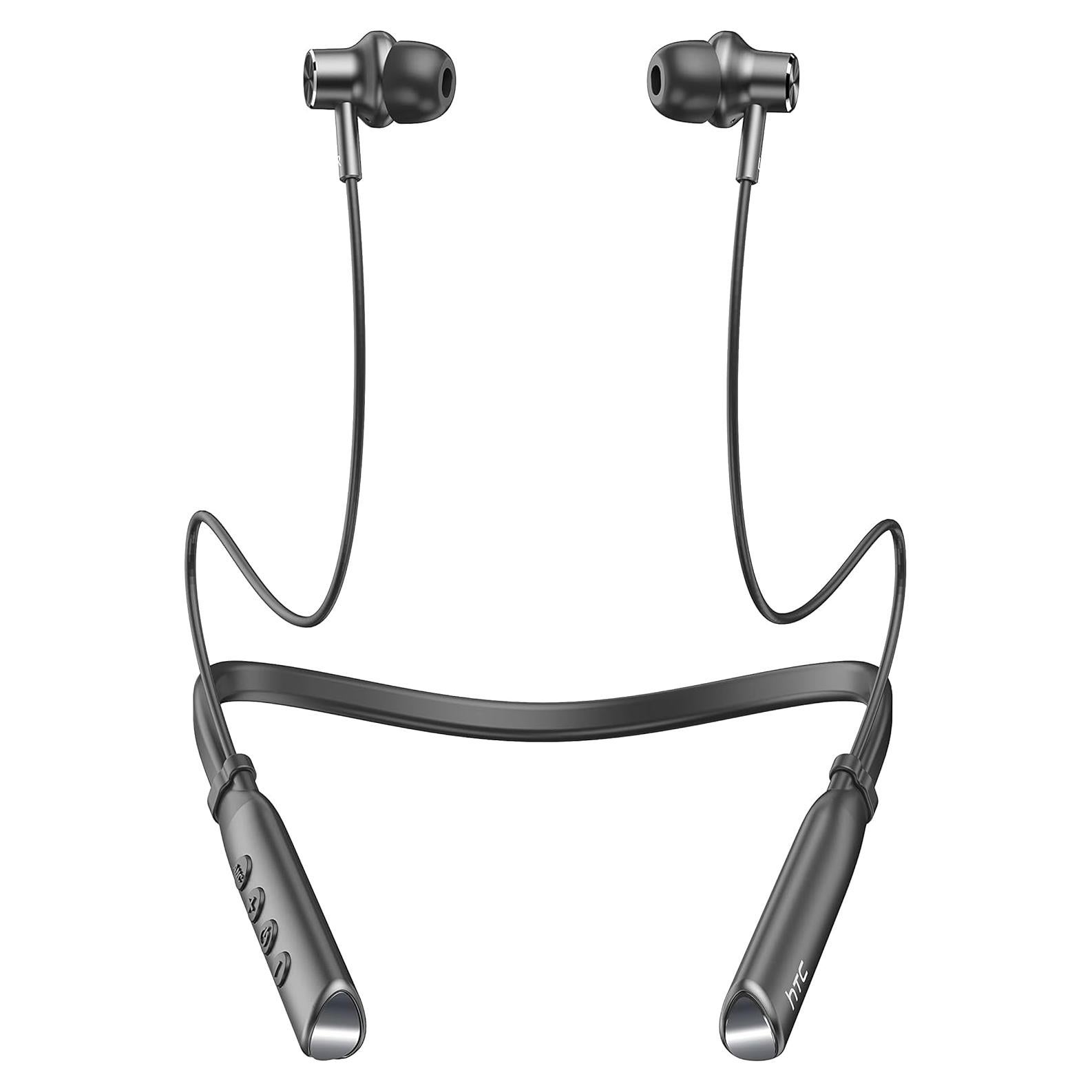Auriculares Bluetooth HTC Neckband HS01 - 16H, IPX5, 10mm