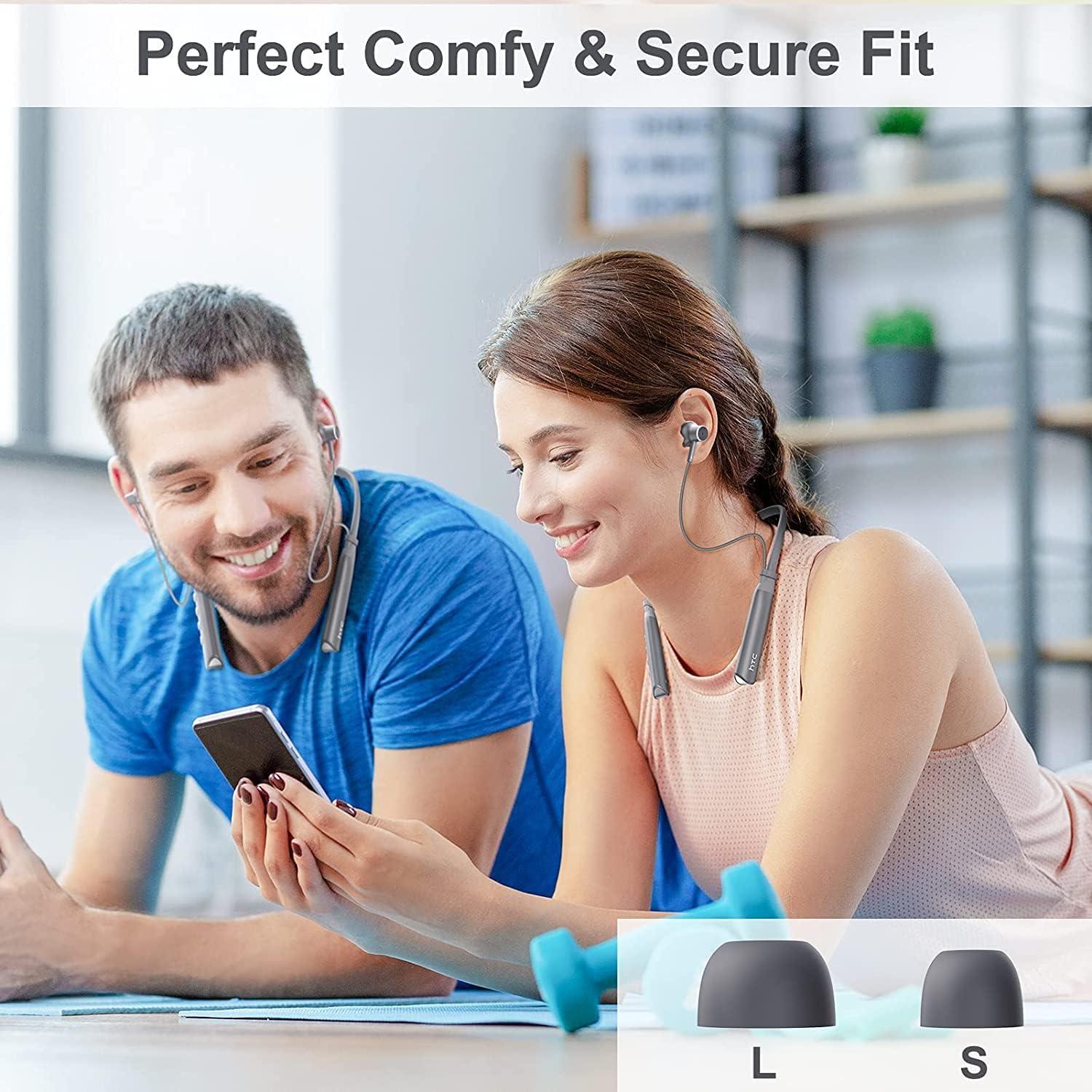 Auriculares Bluetooth HTC Neckband HS01 - 16H, IPX5, 10mm