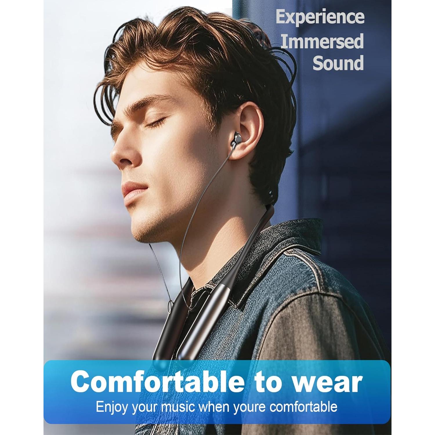 Auriculares Inalámbricos Bluetooth JSY ZXQ con Banda Cuello 100h