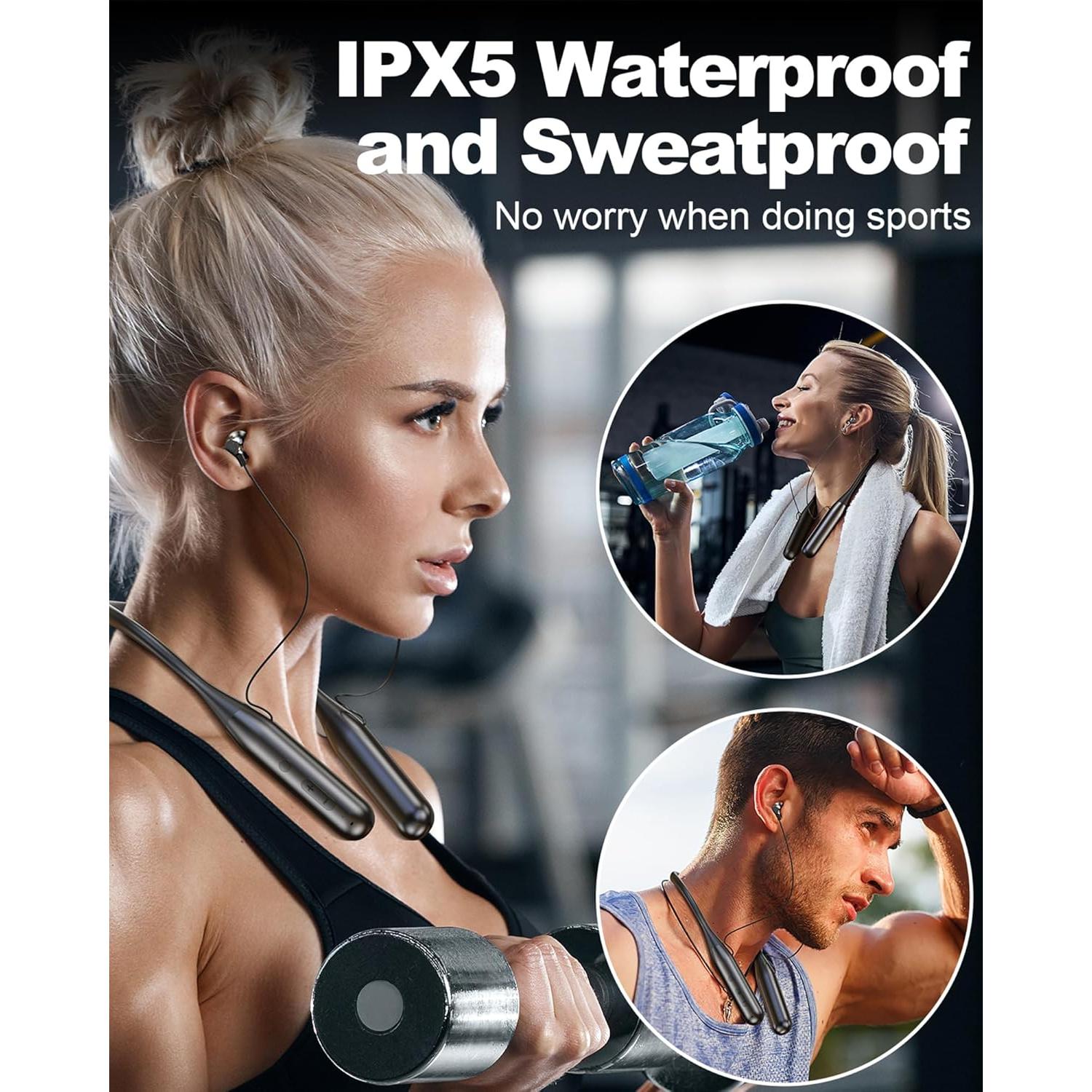 Auriculares Inalámbricos Bluetooth JSY ZXQ con Banda Cuello 100h