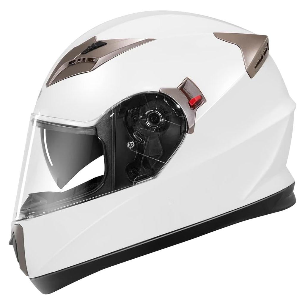 Casco Integral YEMA YM-829 Negro Mate Doble Visera