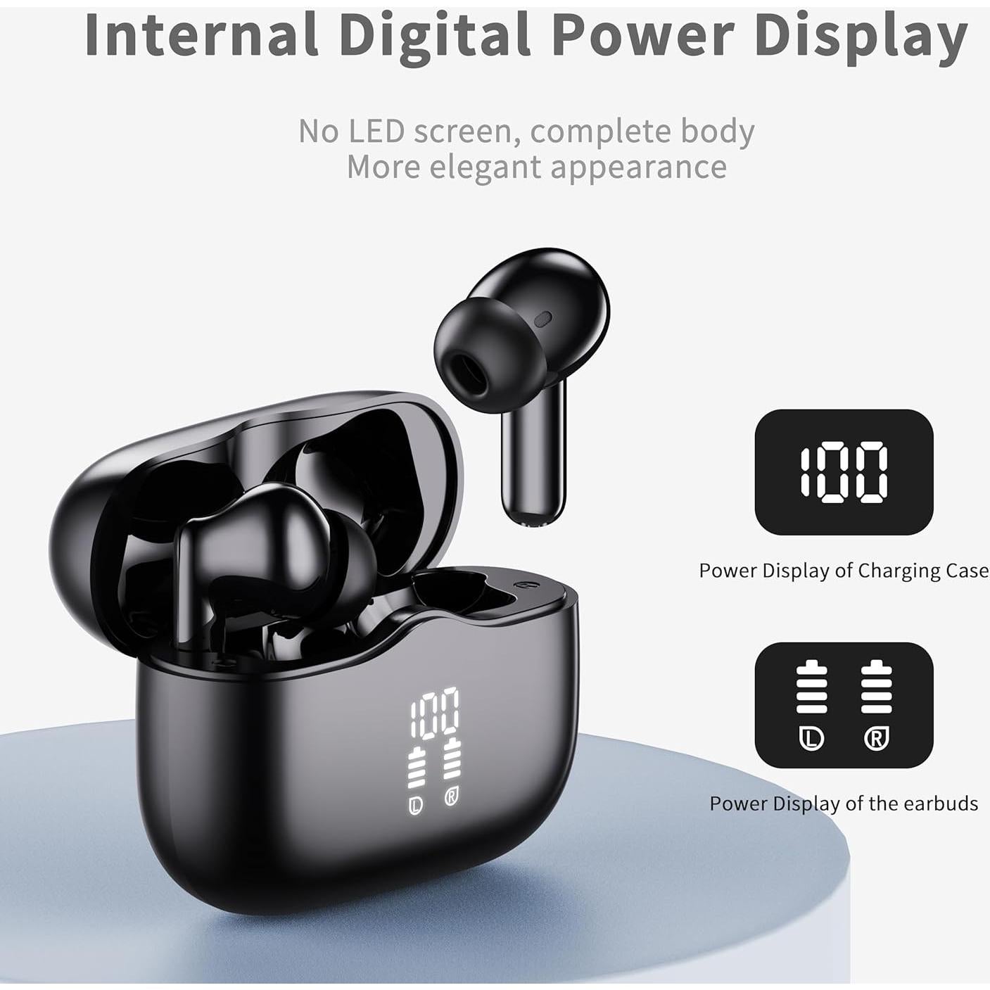 Auriculares Inalámbricos A97 Pro Bluetooth 5.4 con Cancelación de Ruido