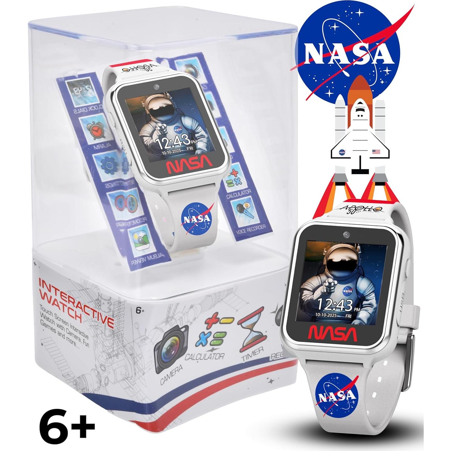 Reloj Inteligente NASA para Niños con Cámara y Juegos
