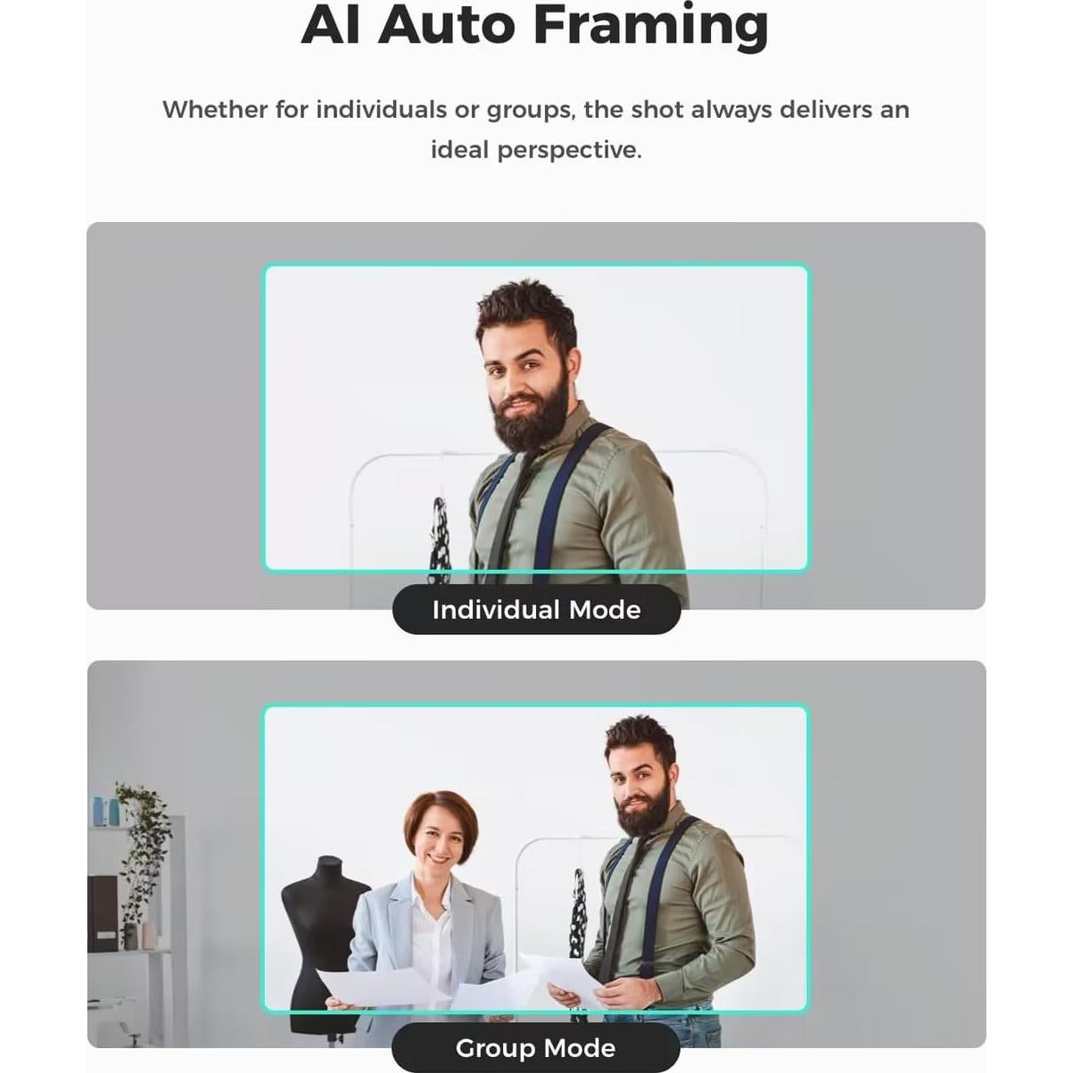 Cámara Web OBSBOT Meet SE 1080p 100FPS con IA - Gris