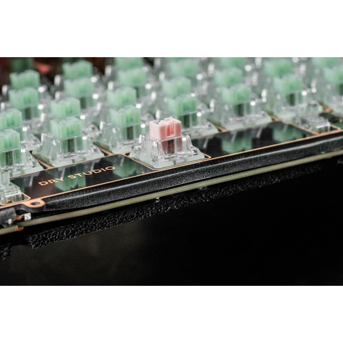 Black Diamond RT Hall Effect Magnetic Gaming Keyboard 75%, 0.04mm Accuracy, 8k Polling Rate, 0.25ms Latency, Leaf Spring Mount Mechanical Feel, Custom Fixed-Wall Magnetic Switch, Alpine White