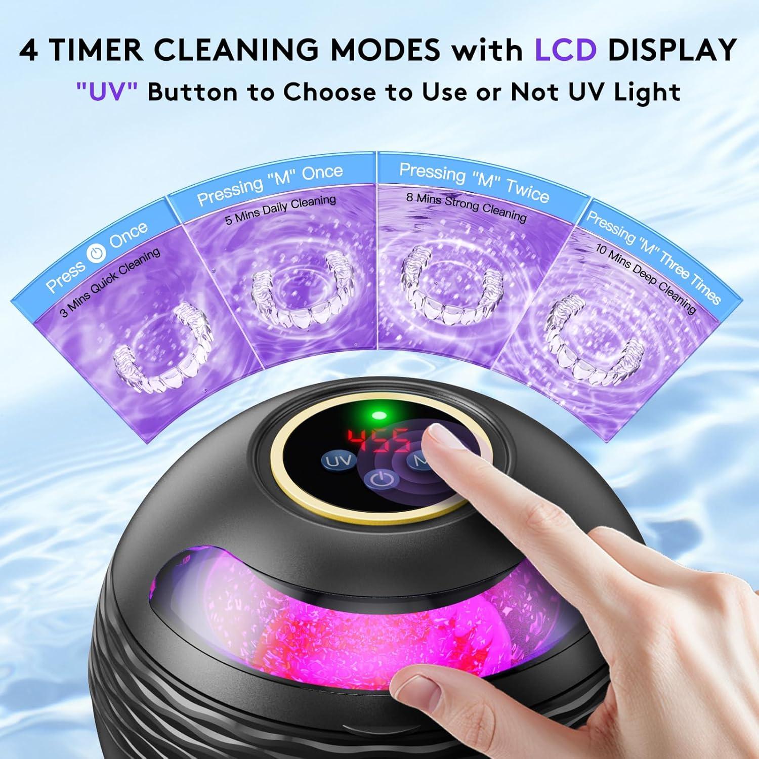 Limpiadora Ultrasónica de Retenedores B.urHero 200ml 45kHz