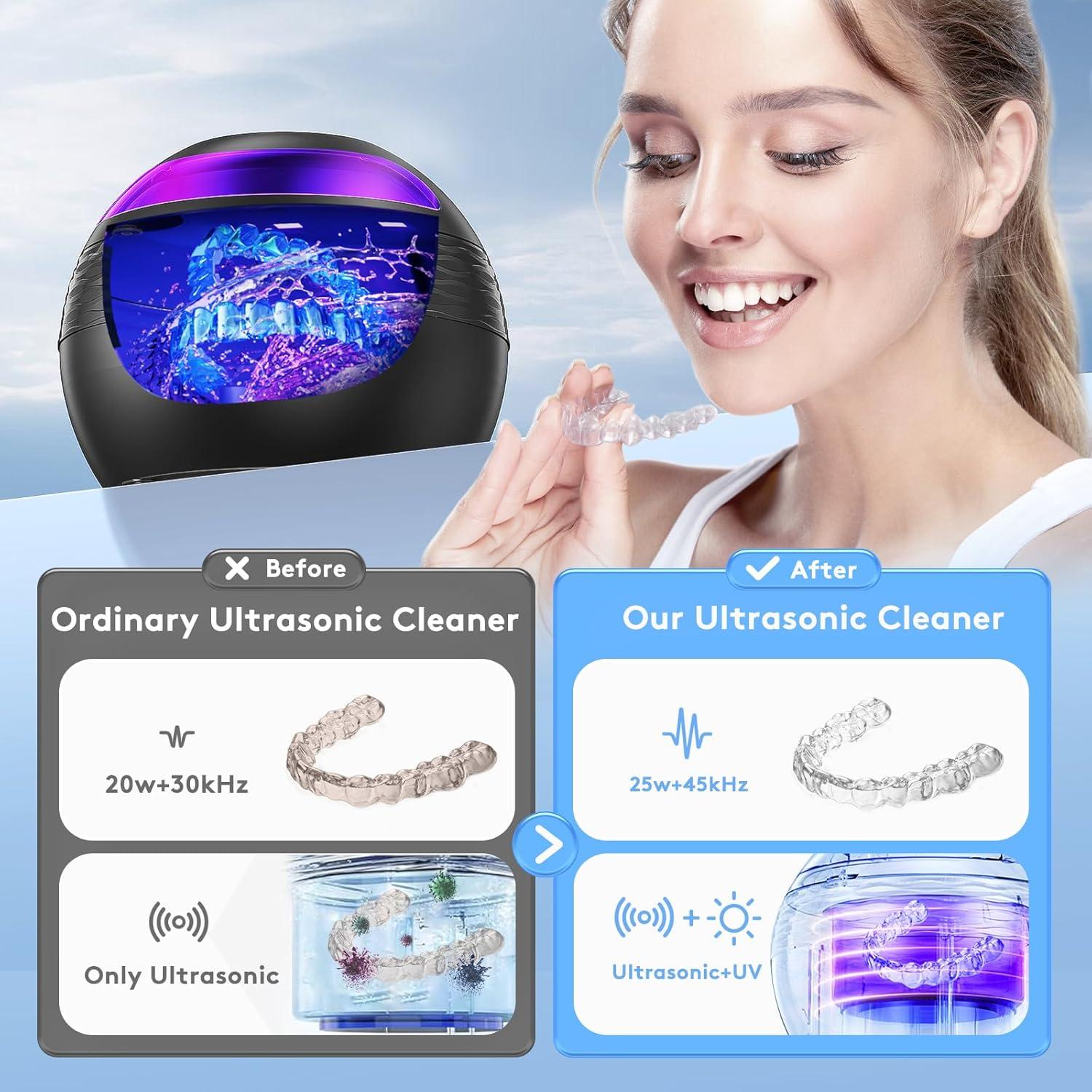 Limpiadora Ultrasónica de Retenedores B.urHero 200ml 45kHz