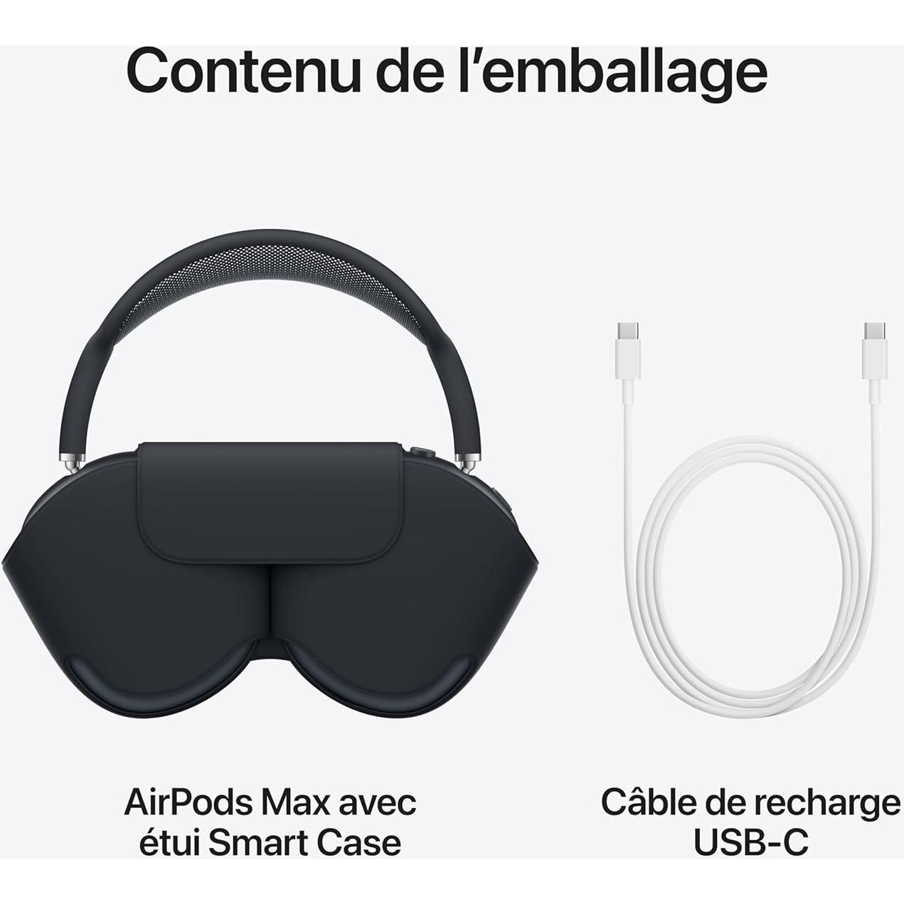 Auriculares Inalámbricos Apple AirPods Max - USB-C, Medianoche