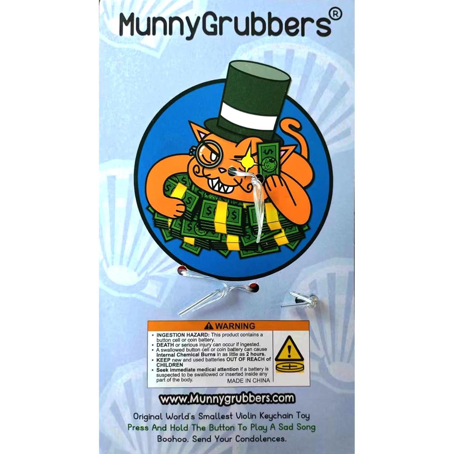 Llave de Juguete Violín Miniatura MunnyGrubbers con Música