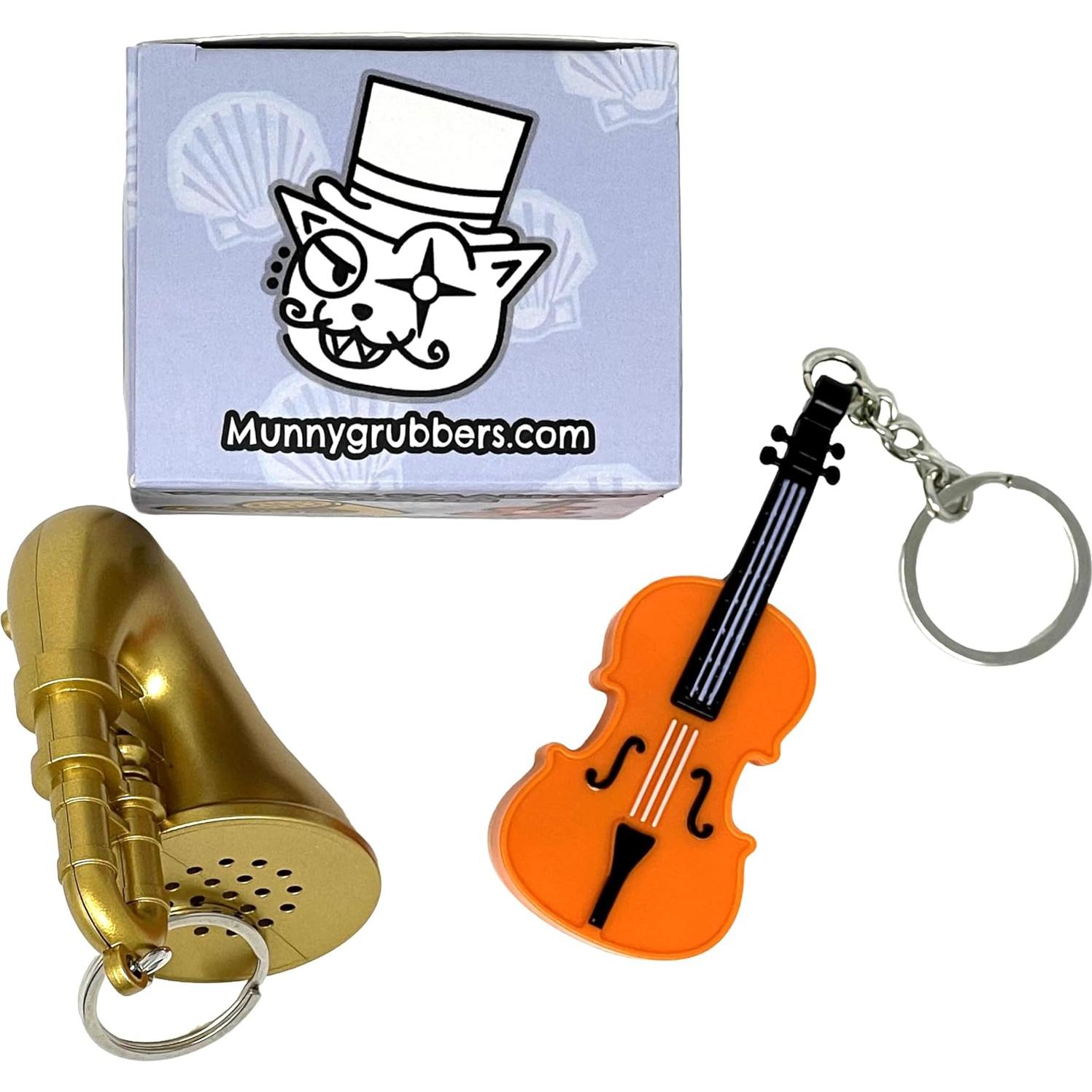 Llavero Juguete MunnyGrubbers Violín y Trompeta Triste