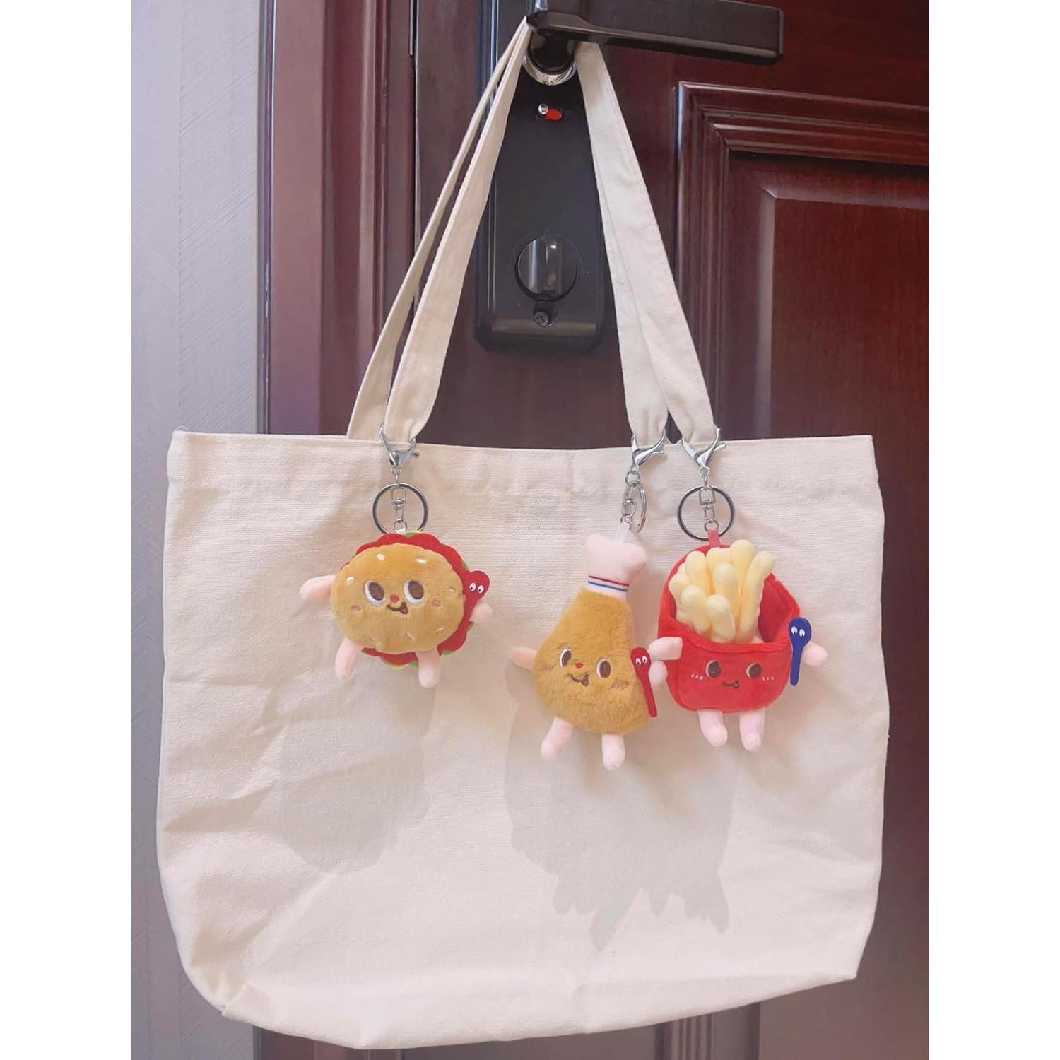 Llavero de Peluche de Comida Kawaii TVRTFQ - 3 Piezas