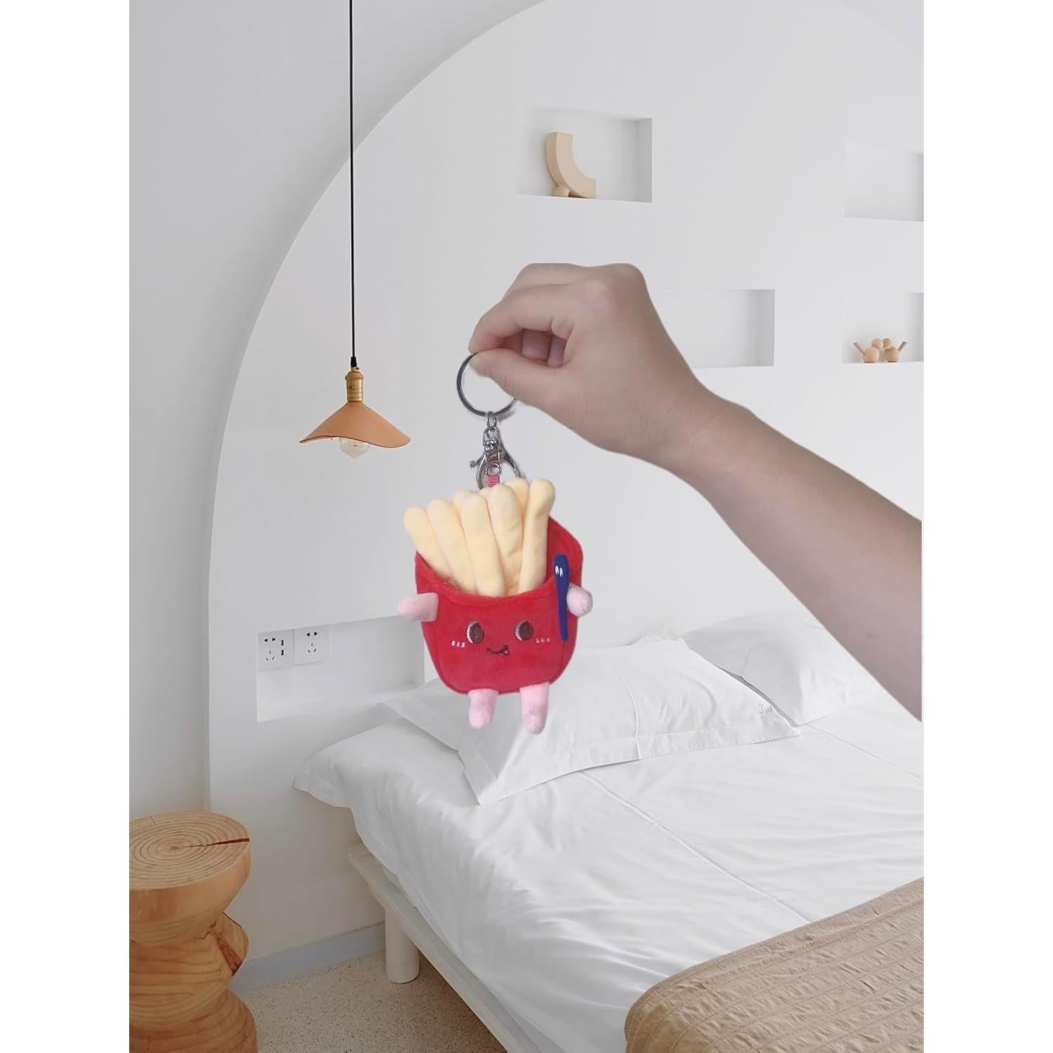 Llavero de Peluche de Comida Kawaii TVRTFQ - 3 Piezas