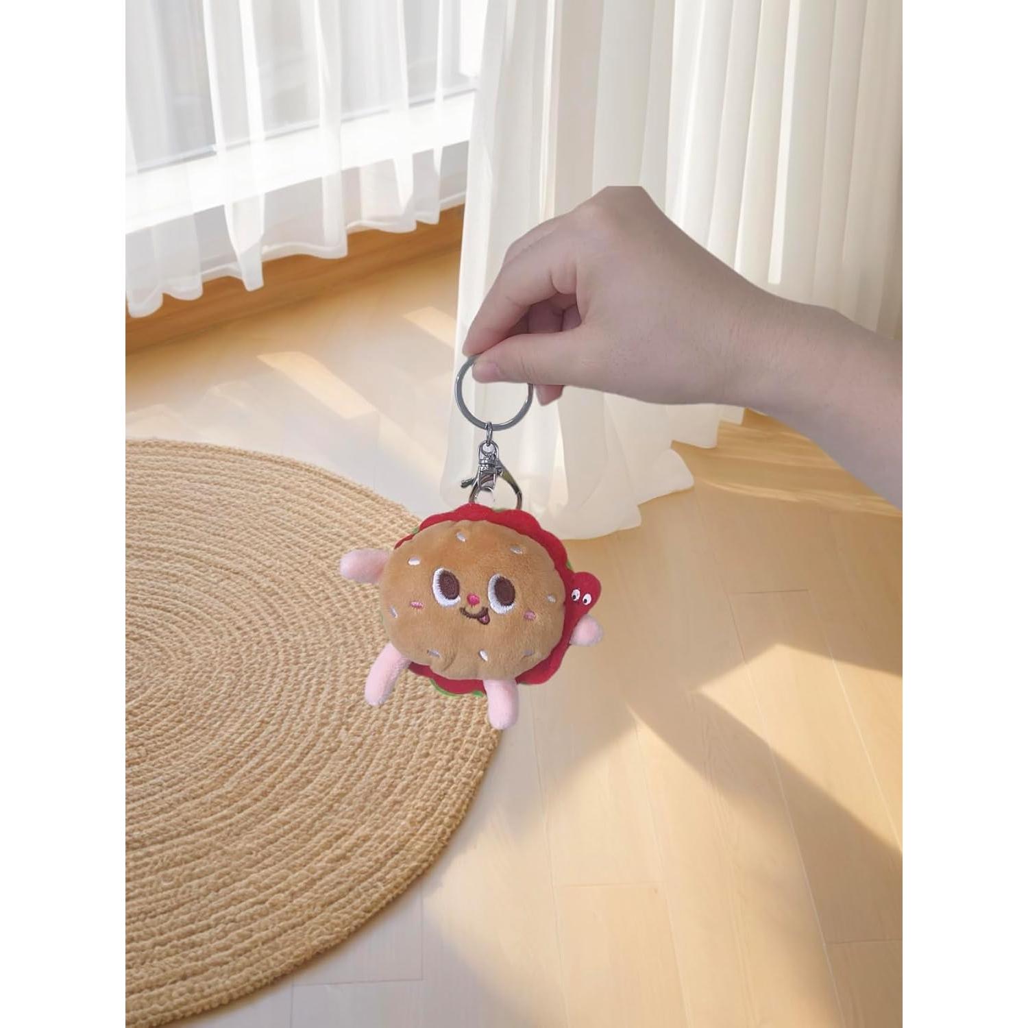 Llavero de Peluche de Comida Kawaii TVRTFQ - 3 Piezas
