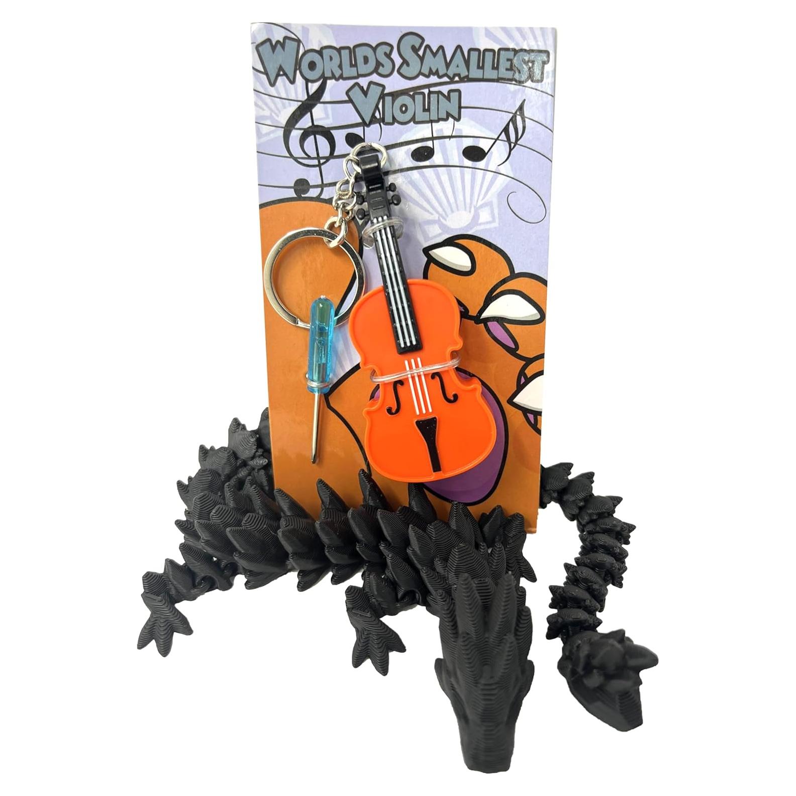 Llavero Violín Miniatura MunnyGrubbers con Música Triste