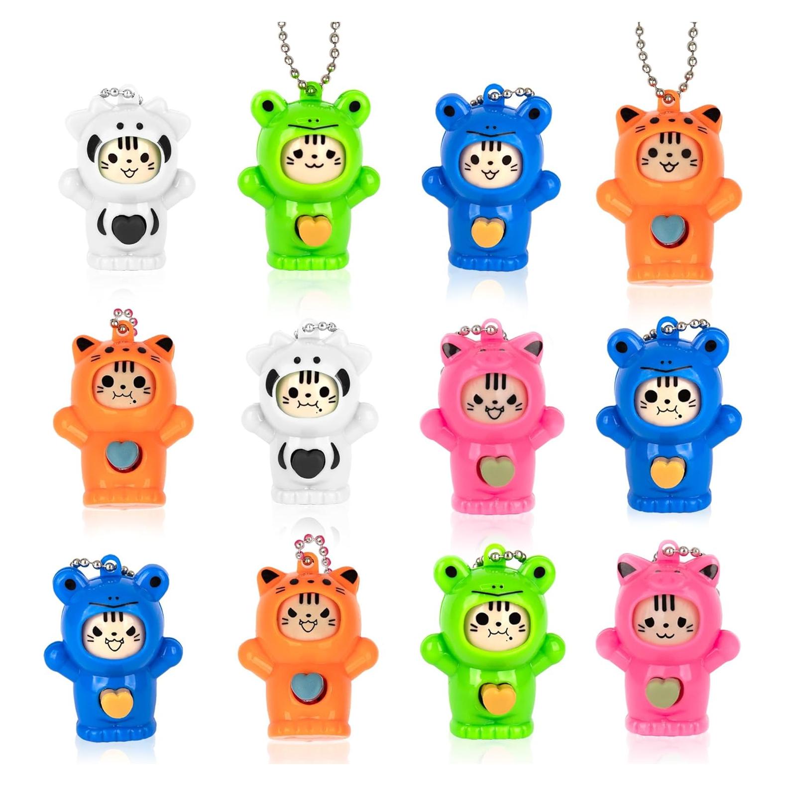 Llavero de Animales que Cambian de Cara ArtCreativity - Set de 12