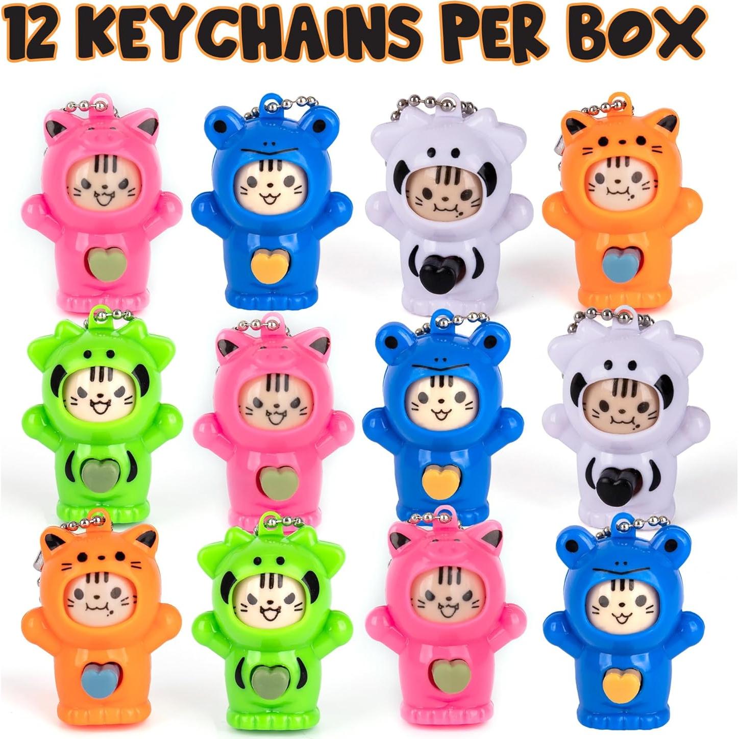 Llavero de Animales que Cambian de Cara ArtCreativity - Set de 12