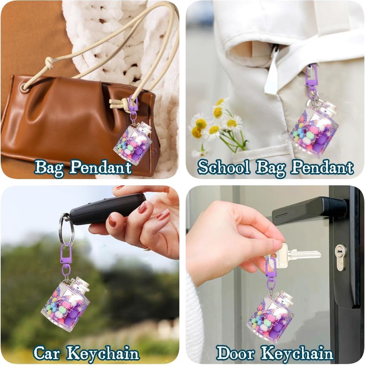 Llaveros Oneshow para mochilas escolares - 4 colores, 2.79cm