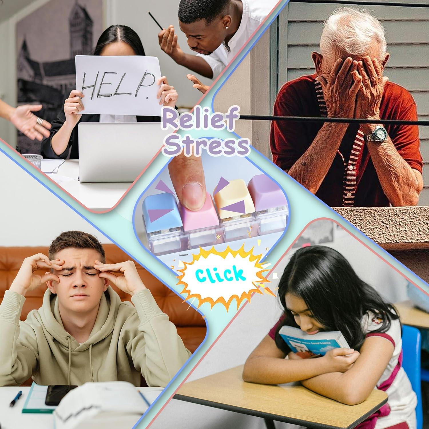 Juguete Antiestrés de Teclado XiawaLangzhuo 2 Pcs 7.4 cm