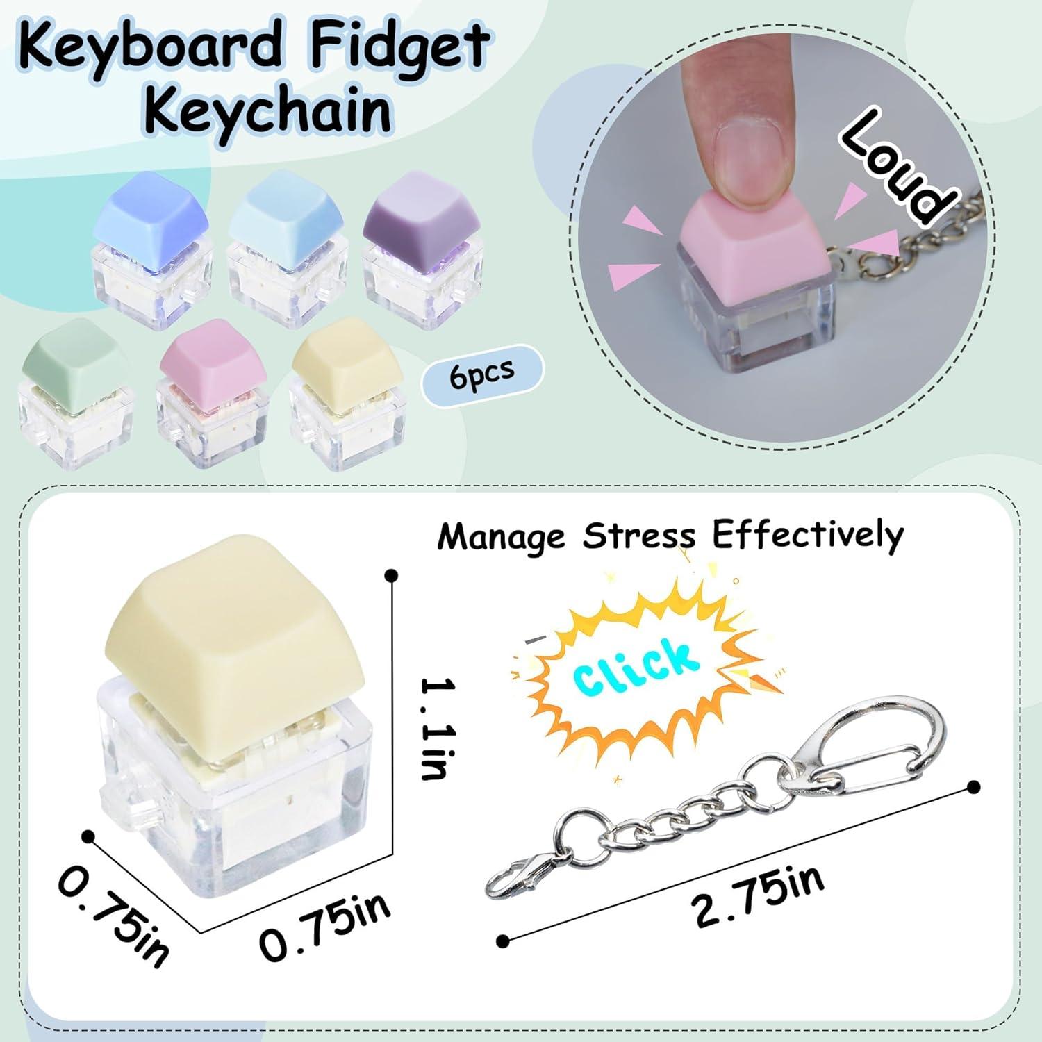 Paquete de 6 Juguetes Antiestrés Teclado XiawaLangzhuo