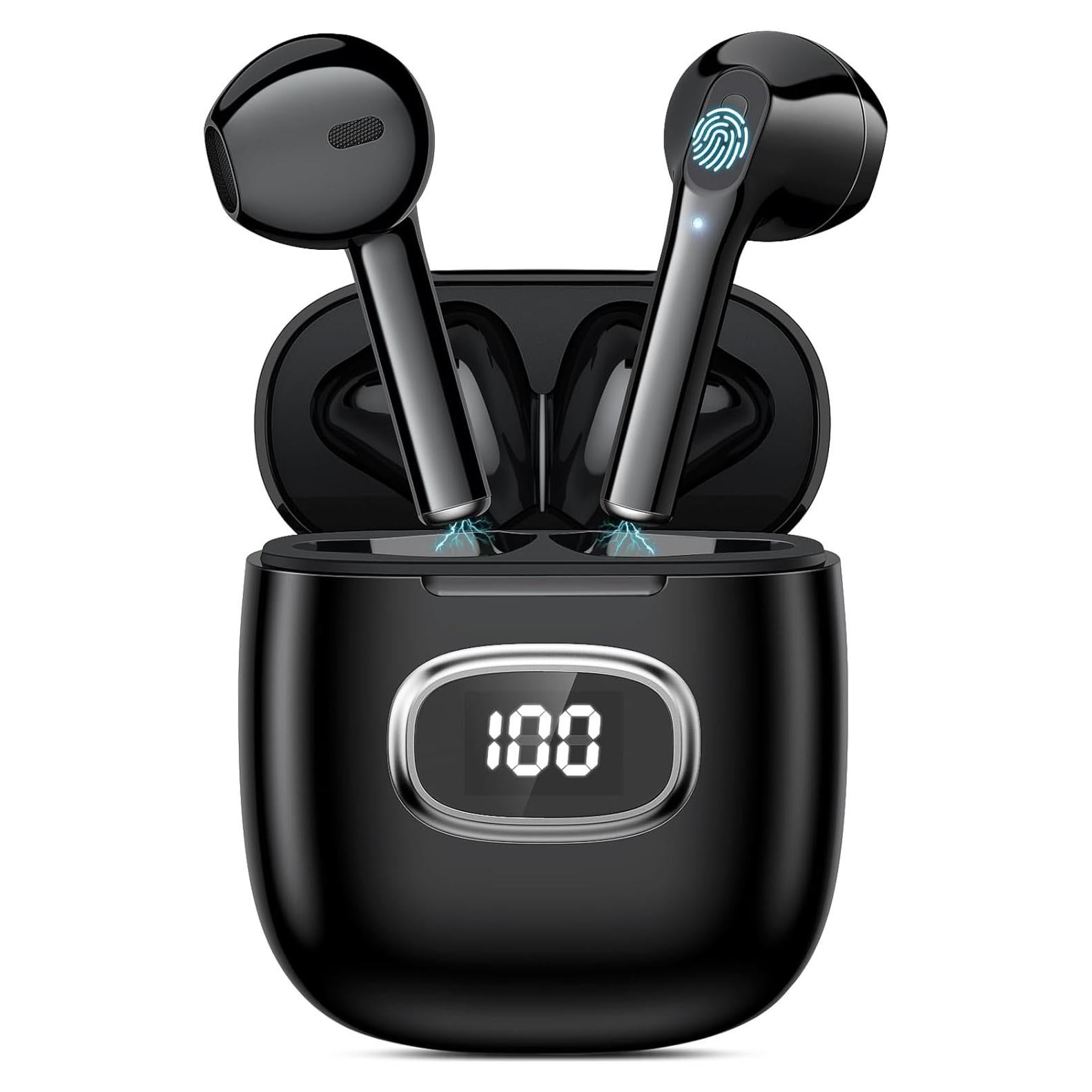 Auriculares Inalámbricos ASKUBSKU Bluetooth 5.3 con Micrófono