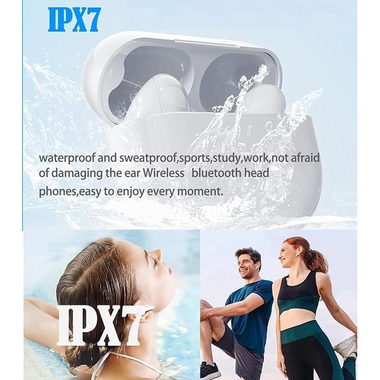 Auriculares Inalámbricos EOQIFJM pro Bluetooth 5.3 IPX7 40H