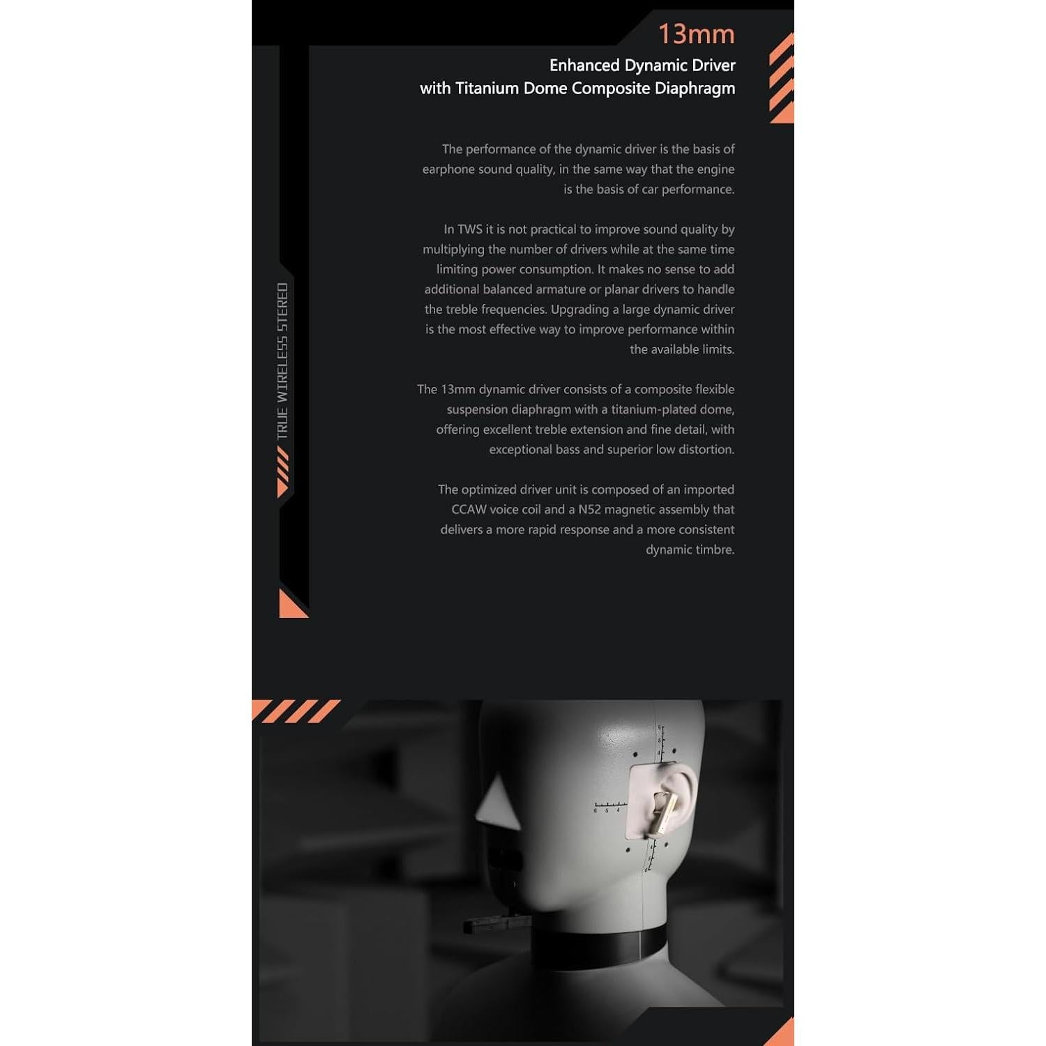 Auriculares Inalámbricos Moondrop Space Travel TWS Bluetooth 5.3 ANC